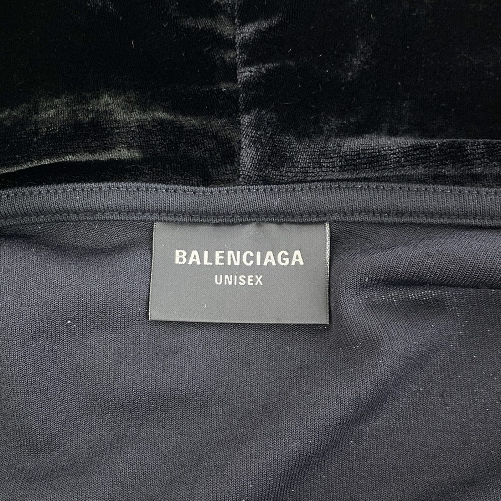 Balenciaga Polyamide Hoodie Black