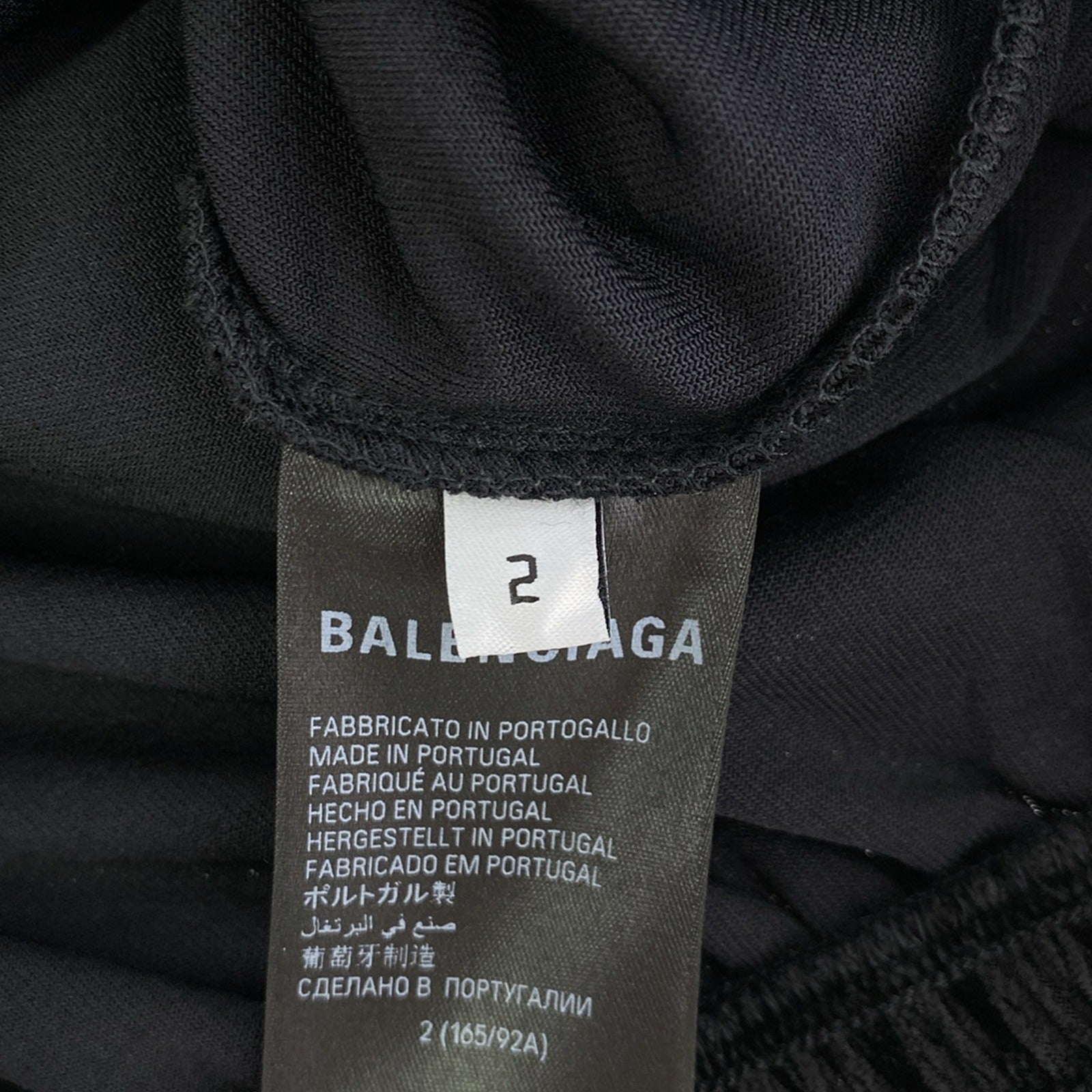 Balenciaga Polyamide Hoodie Black