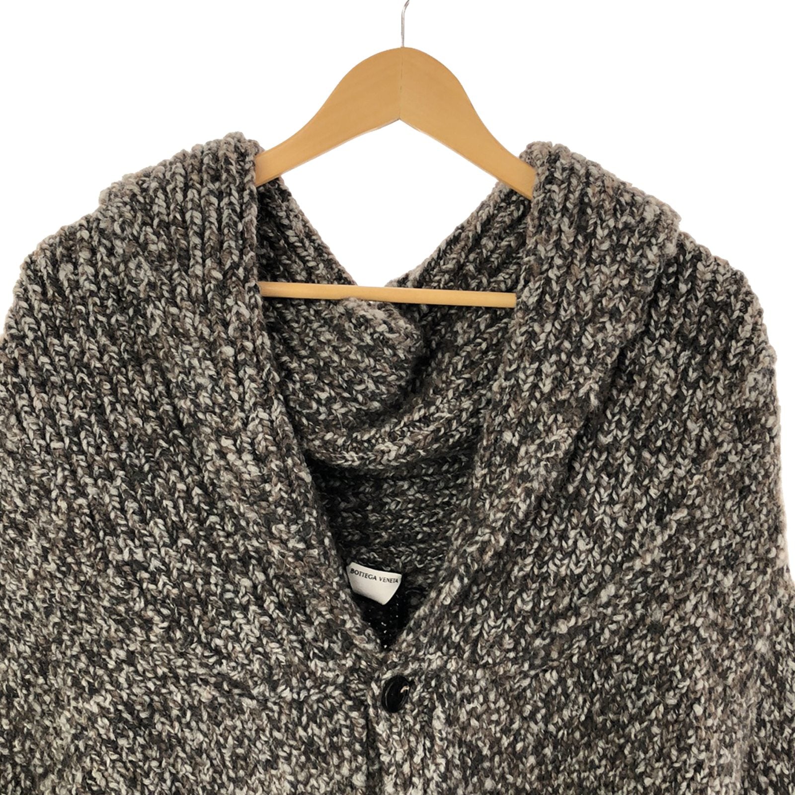 Bottega Veneta Wool Cardigan Gray