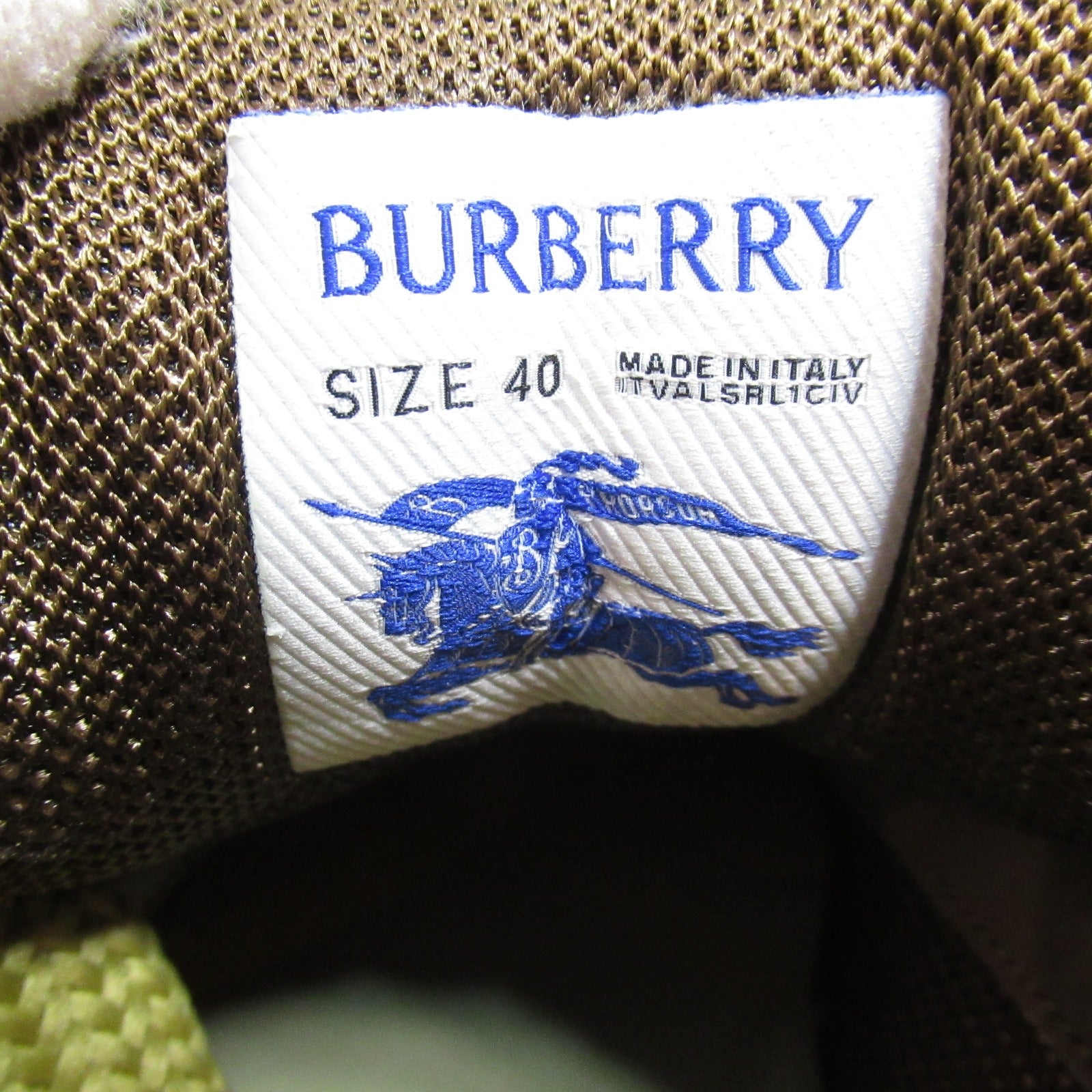 Burberry Fabric Nubuck Trek Sneakers Beige