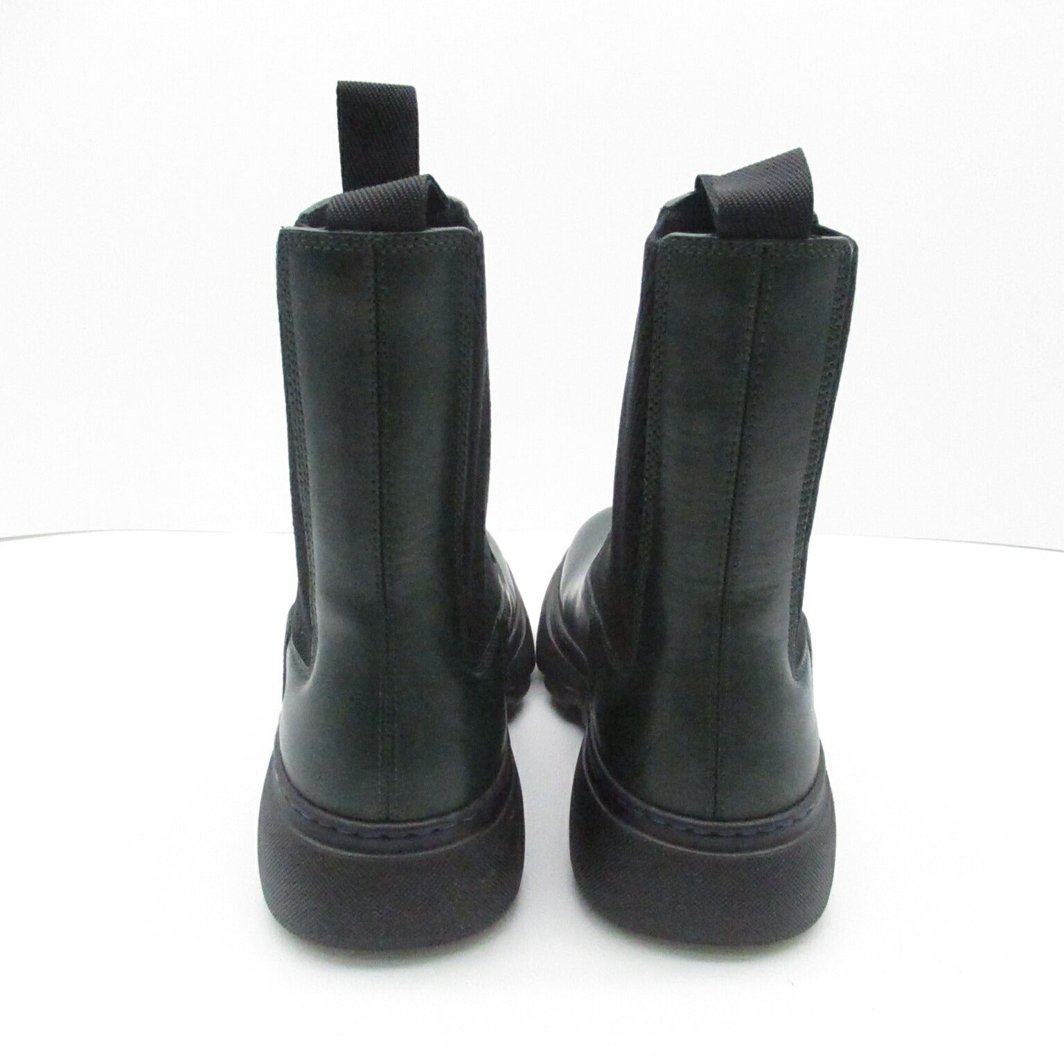 Burberry Creeper Chelsea Boots Leather Black