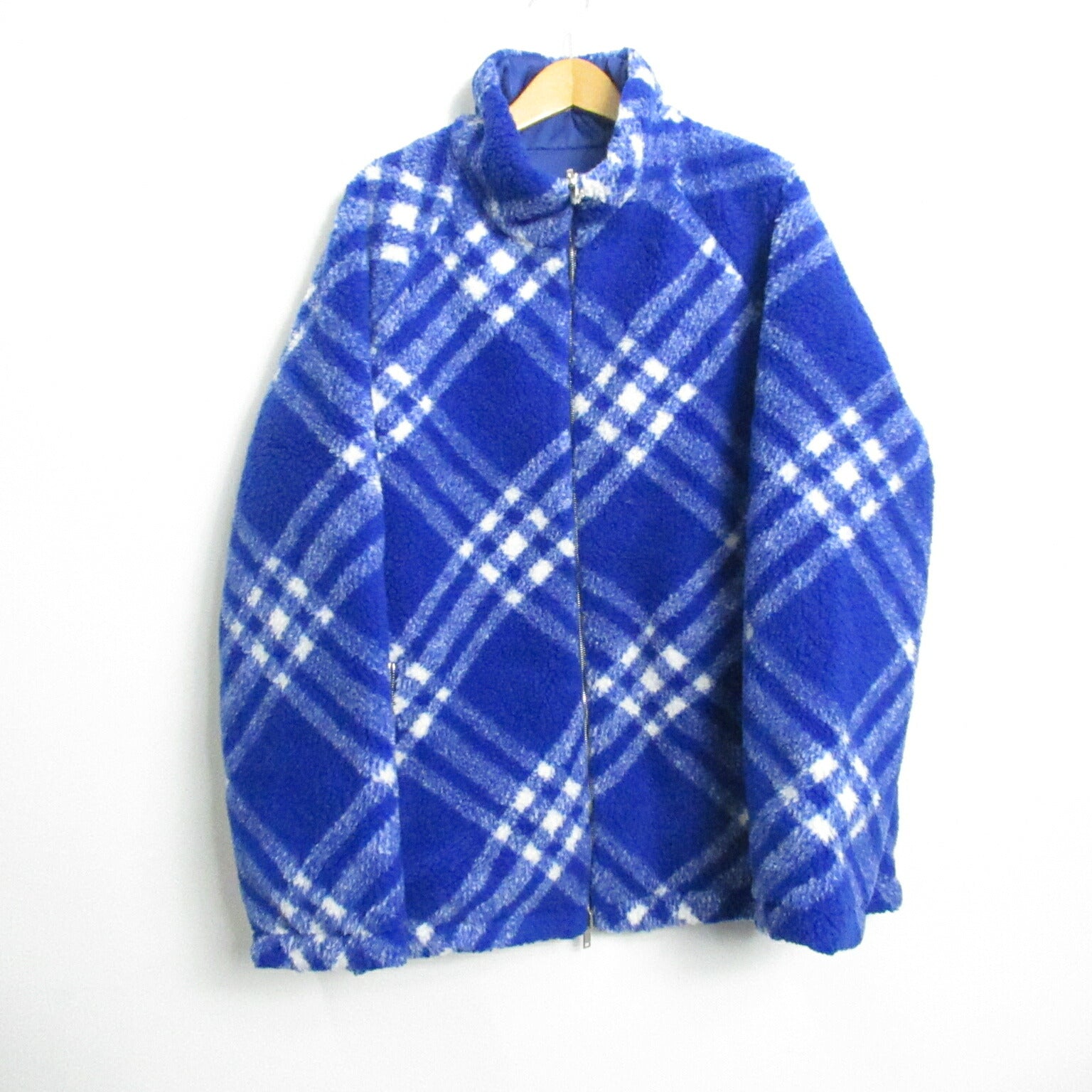 Burberry Polyamide Down Jacket Blue