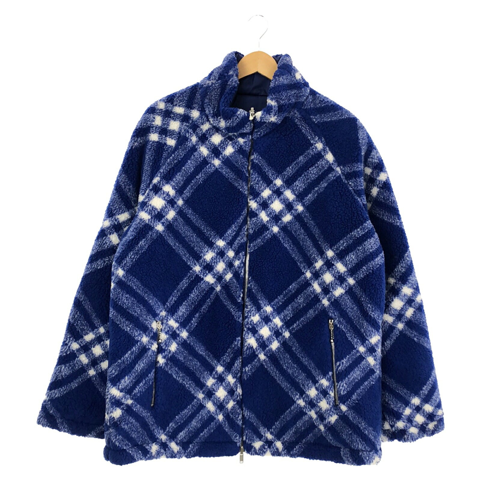 Burberry Polyamide Down Jacket Blue