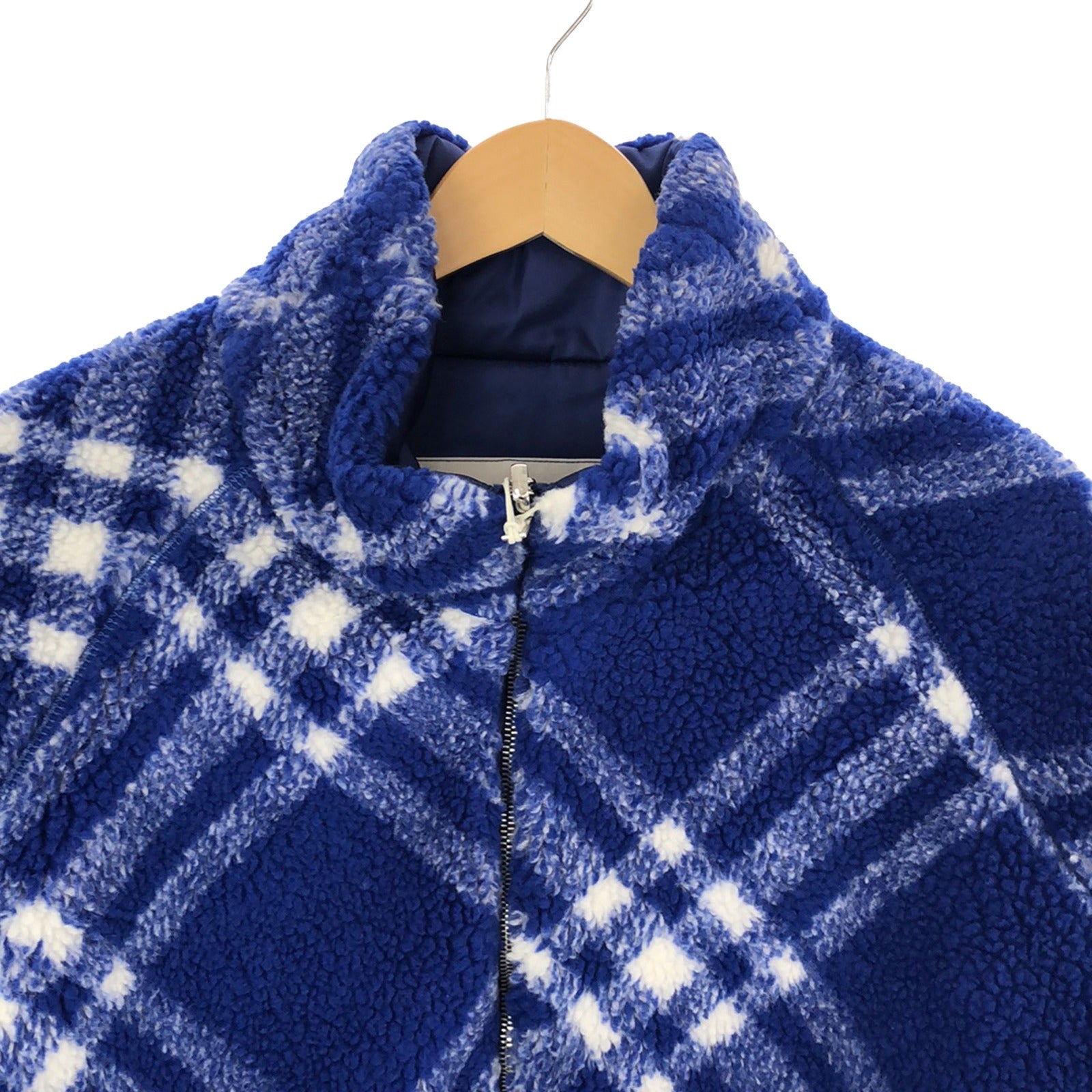 Burberry Polyamide Down Jacket Blue