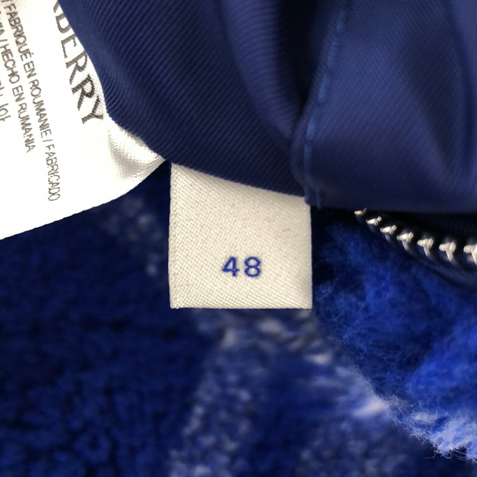 Burberry Polyamide Down Jacket Blue