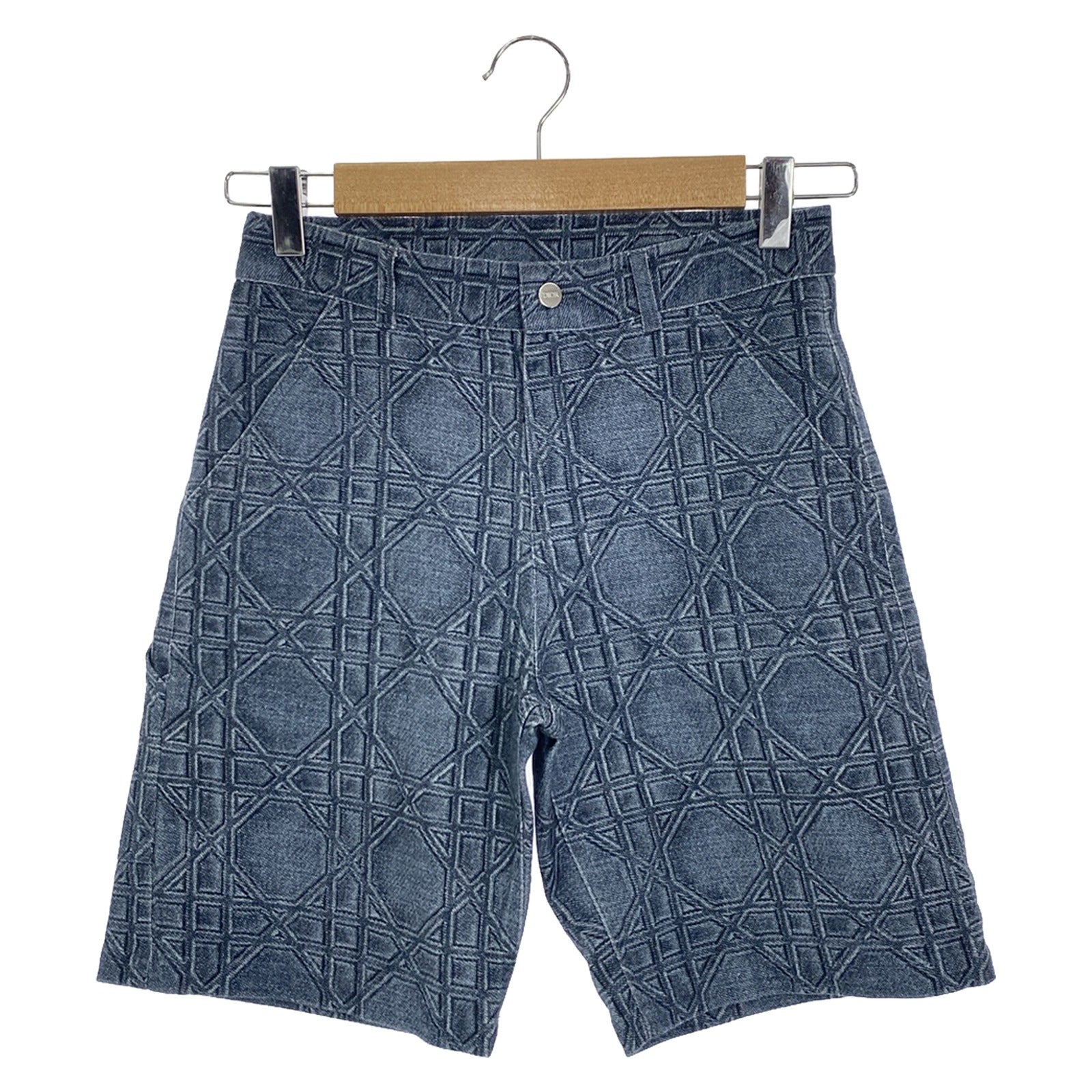 Dior Kids Cotton Denim Pants Blue