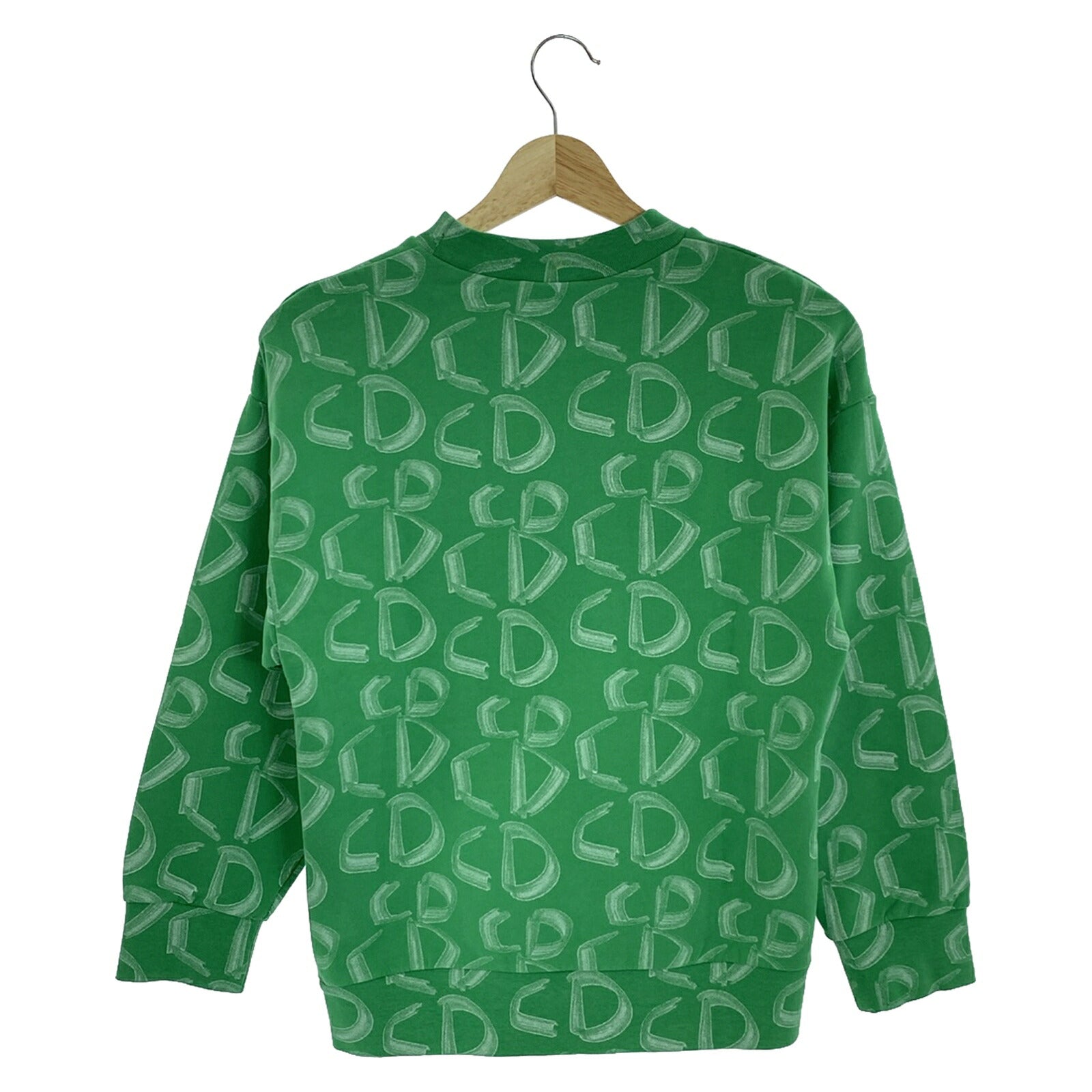 Dior Kids Cotton Long Sleeve T-Shirt Green