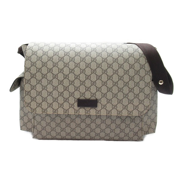 Gucci GG Supreme Diaper Bag  Canvas Crossbody Bag 211131KGDIG8588 in Great Condition