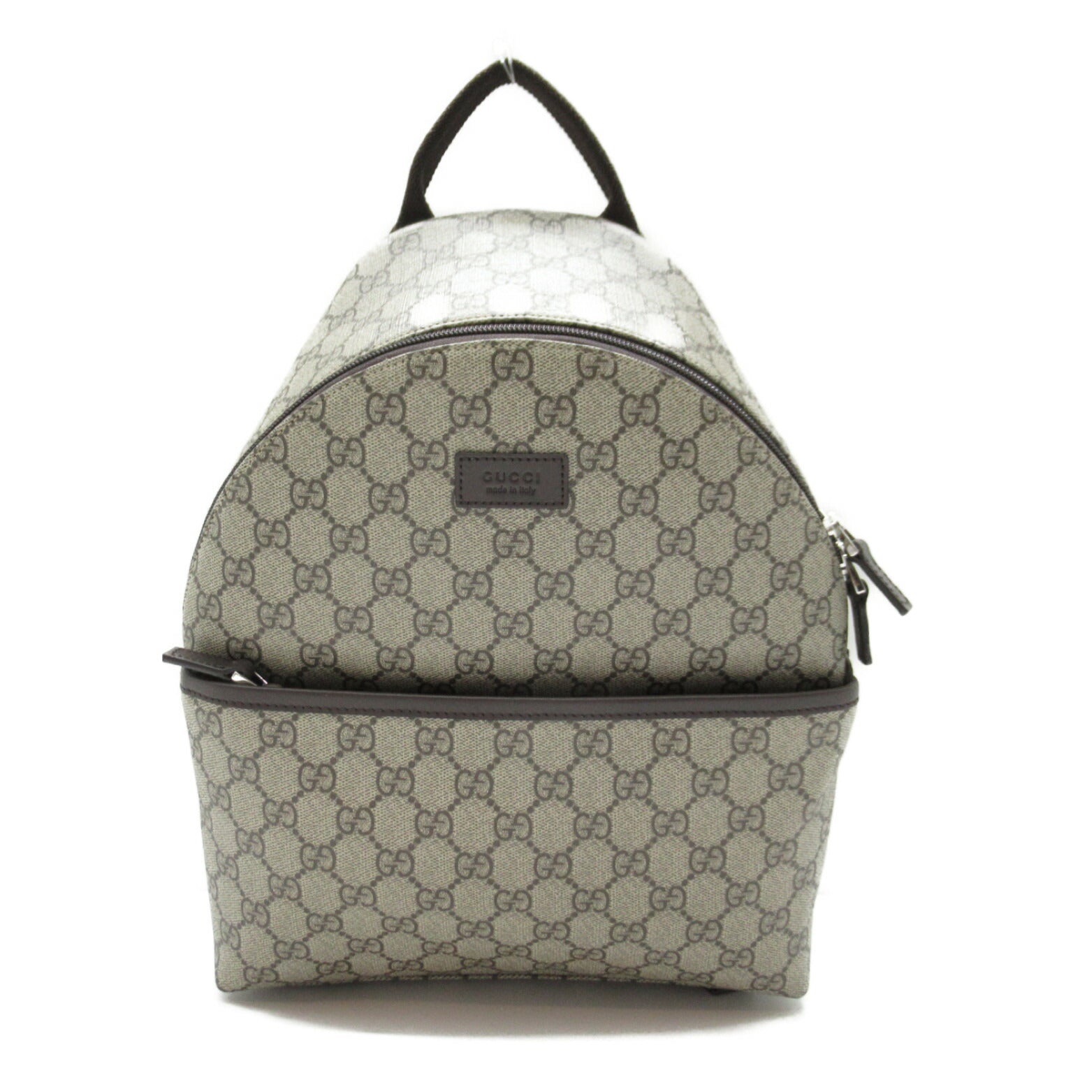 Gucci Double G Geometric Backpack Brown