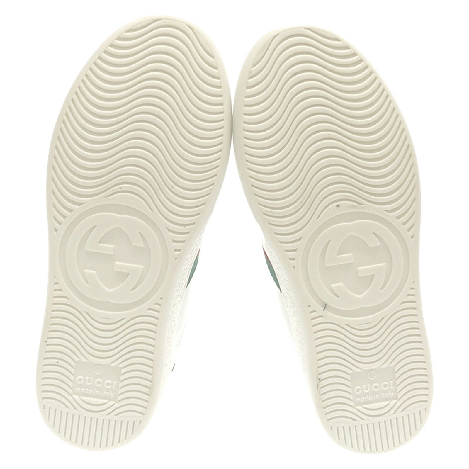 Gucci Kids Leather Sneakers White