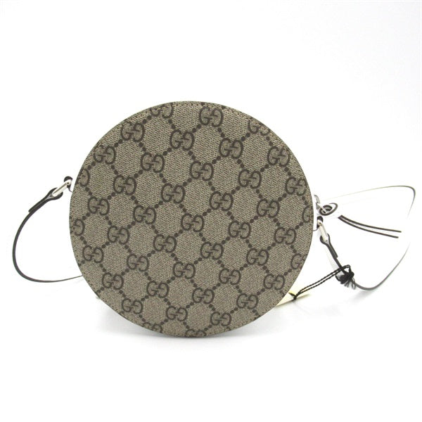 Gucci GG Supreme Apple Ophidia Round Crossbody Bag Canvas Crossbody Bag 774818FAC0H8649 in Excellent condition