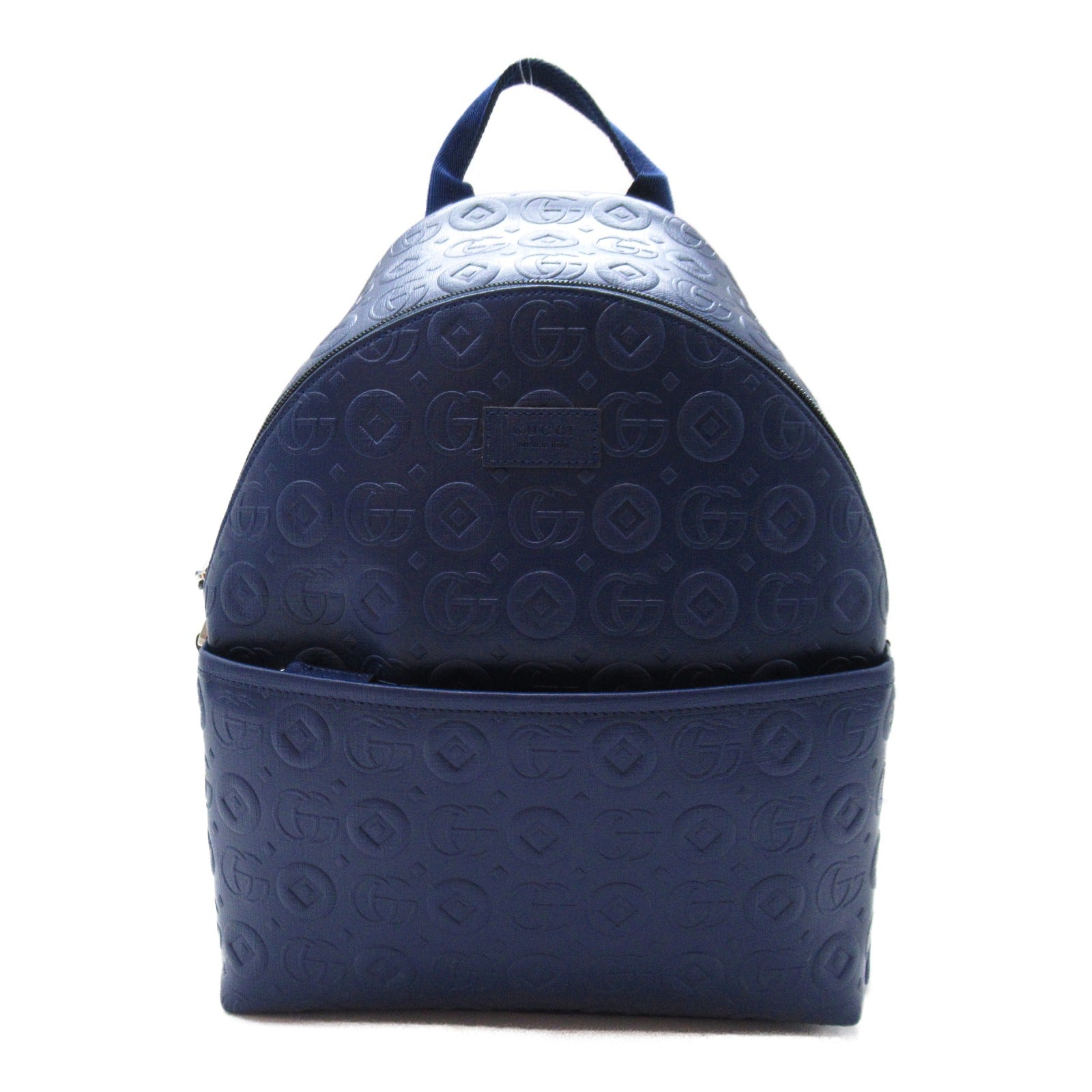 Gucci Kids GG Canvas Backpack Navy