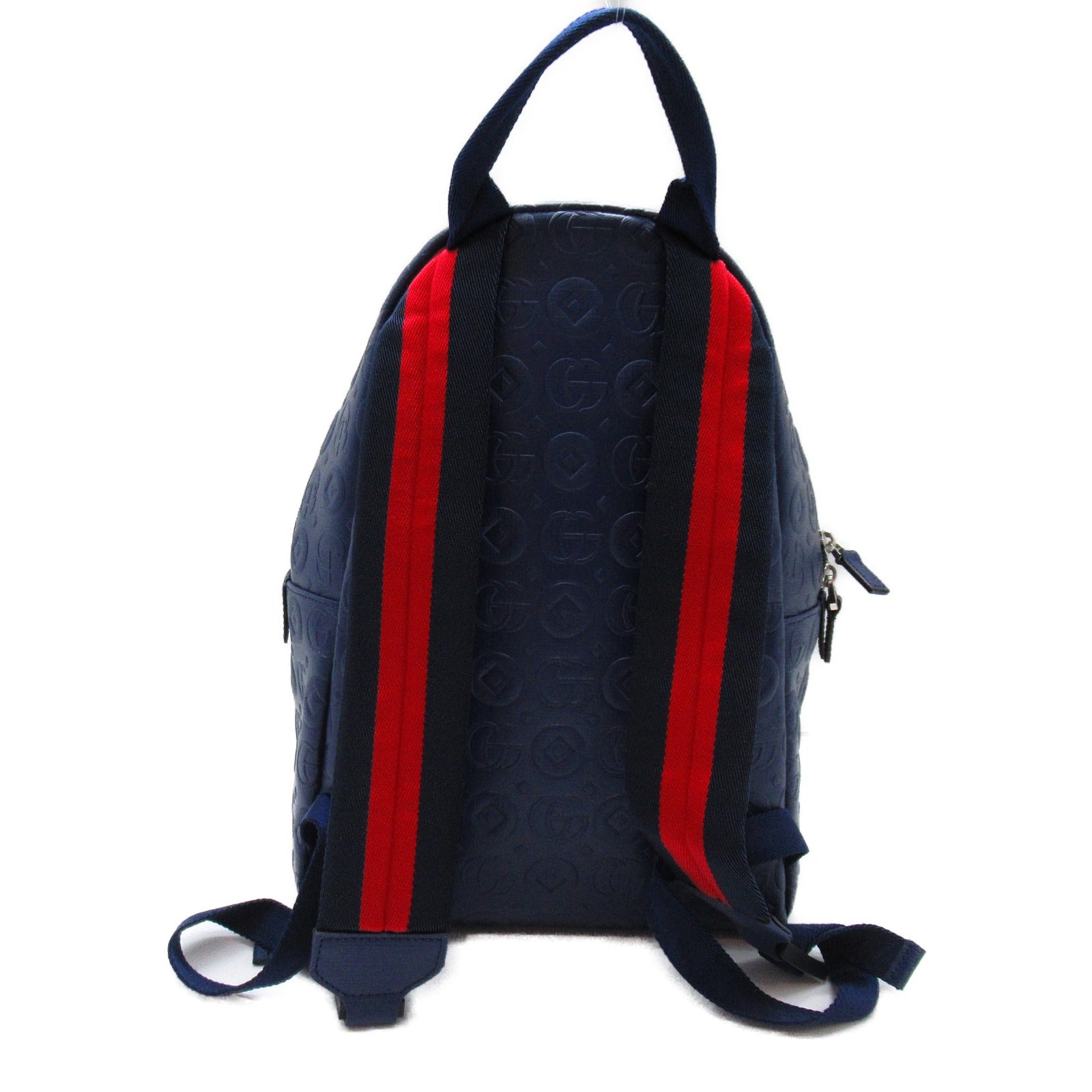 Gucci Kids GG Canvas Backpack Navy