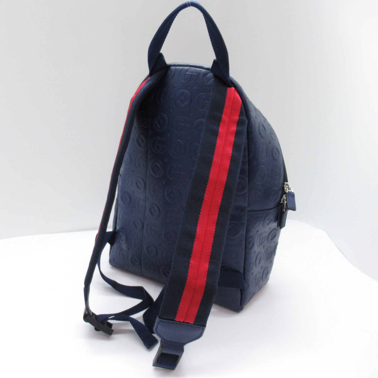 Gucci Kids GG Canvas Backpack Navy