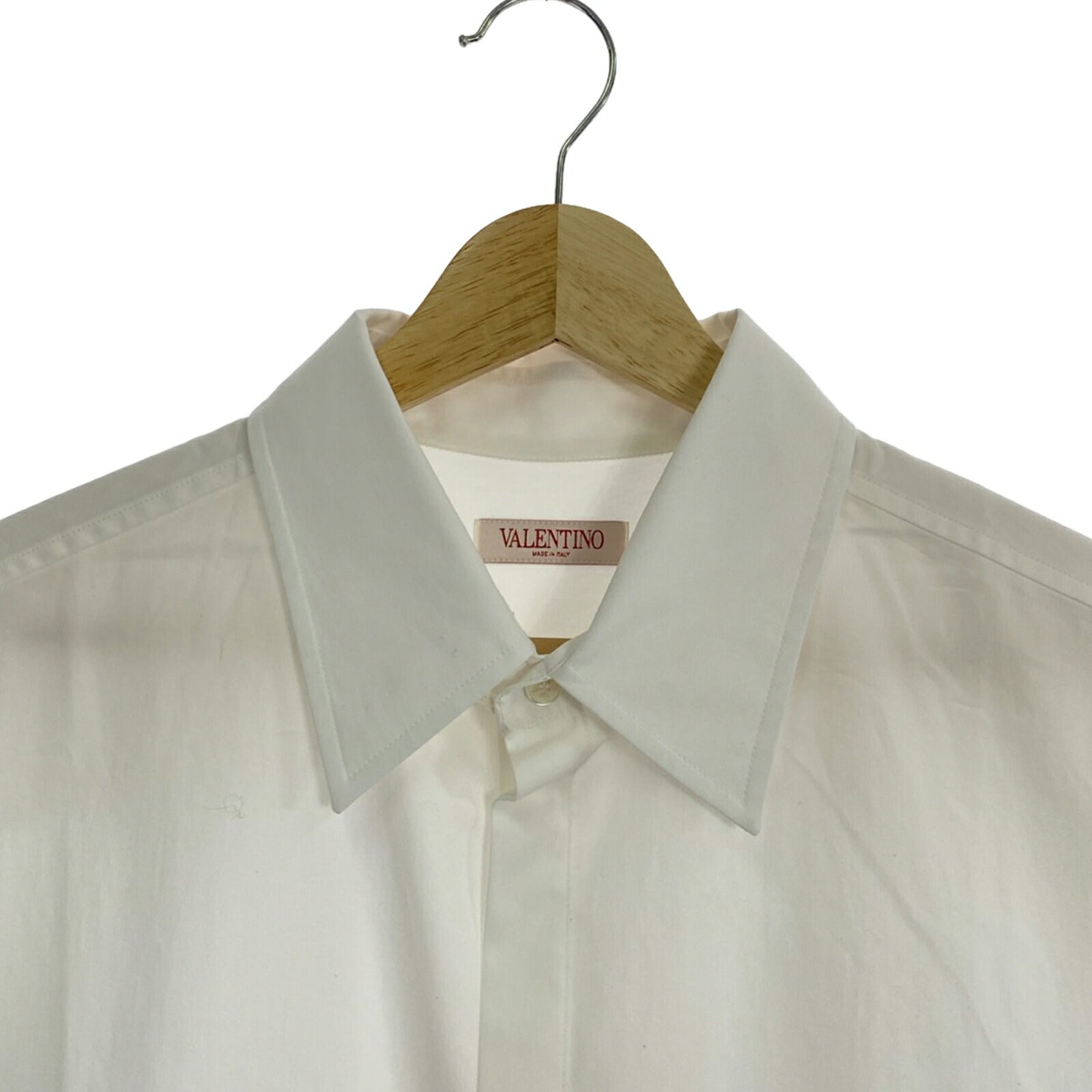 Valentino Cotton Long Sleeve Shirt White