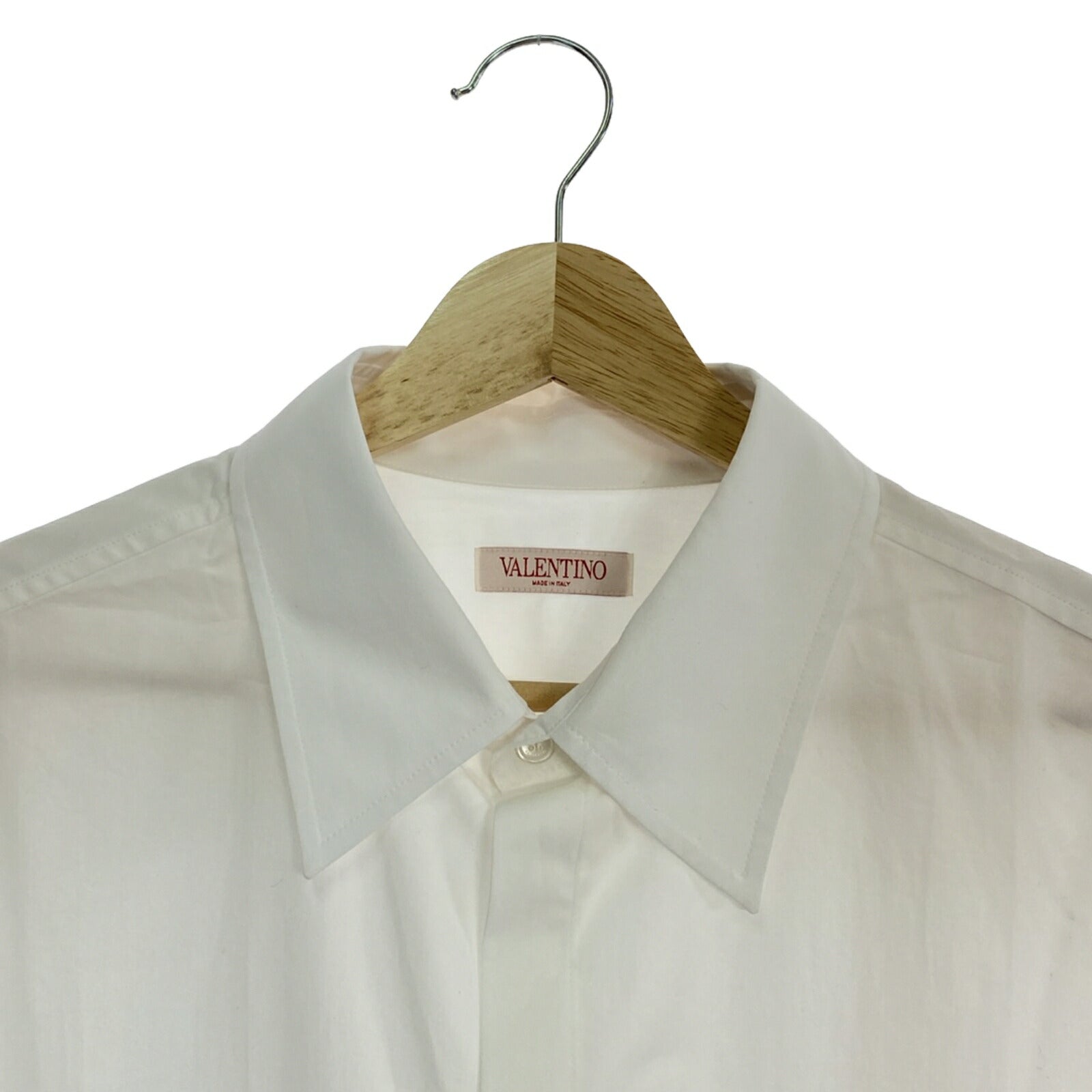 Valentino Cotton Long Sleeve Shirt White