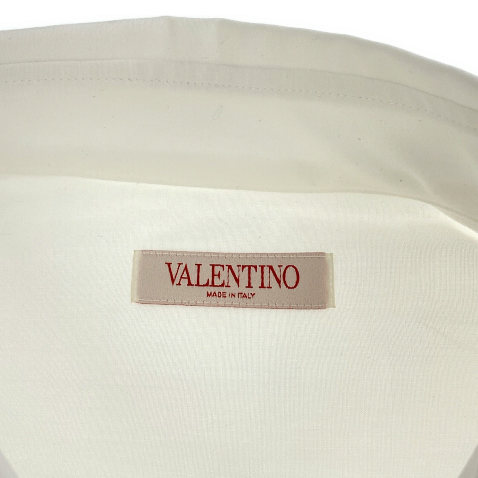 Valentino Cotton Long Sleeve Shirt White