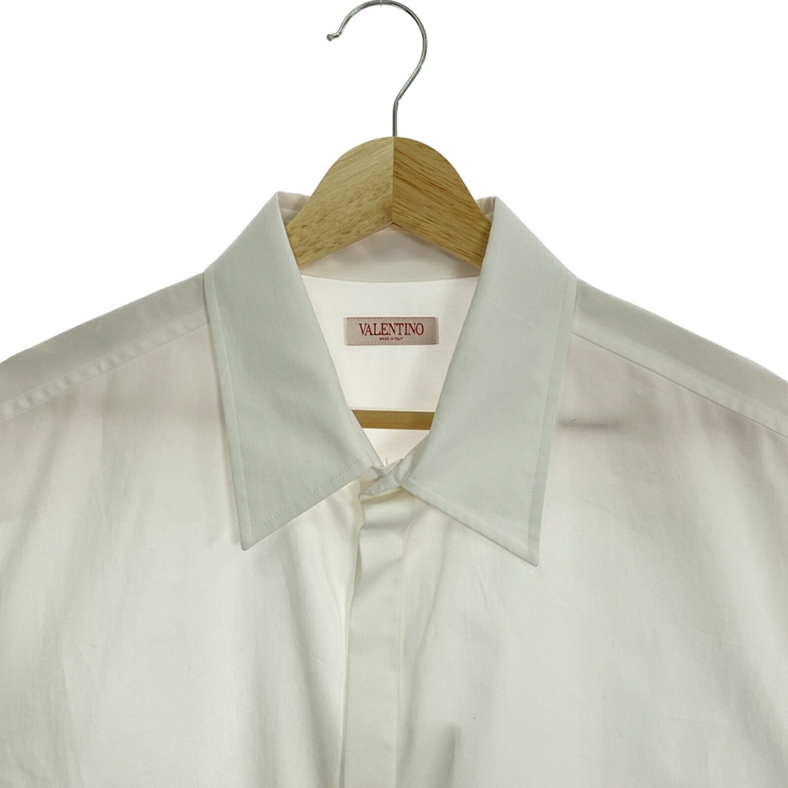 Valentino Cotton Long Sleeve Shirt White