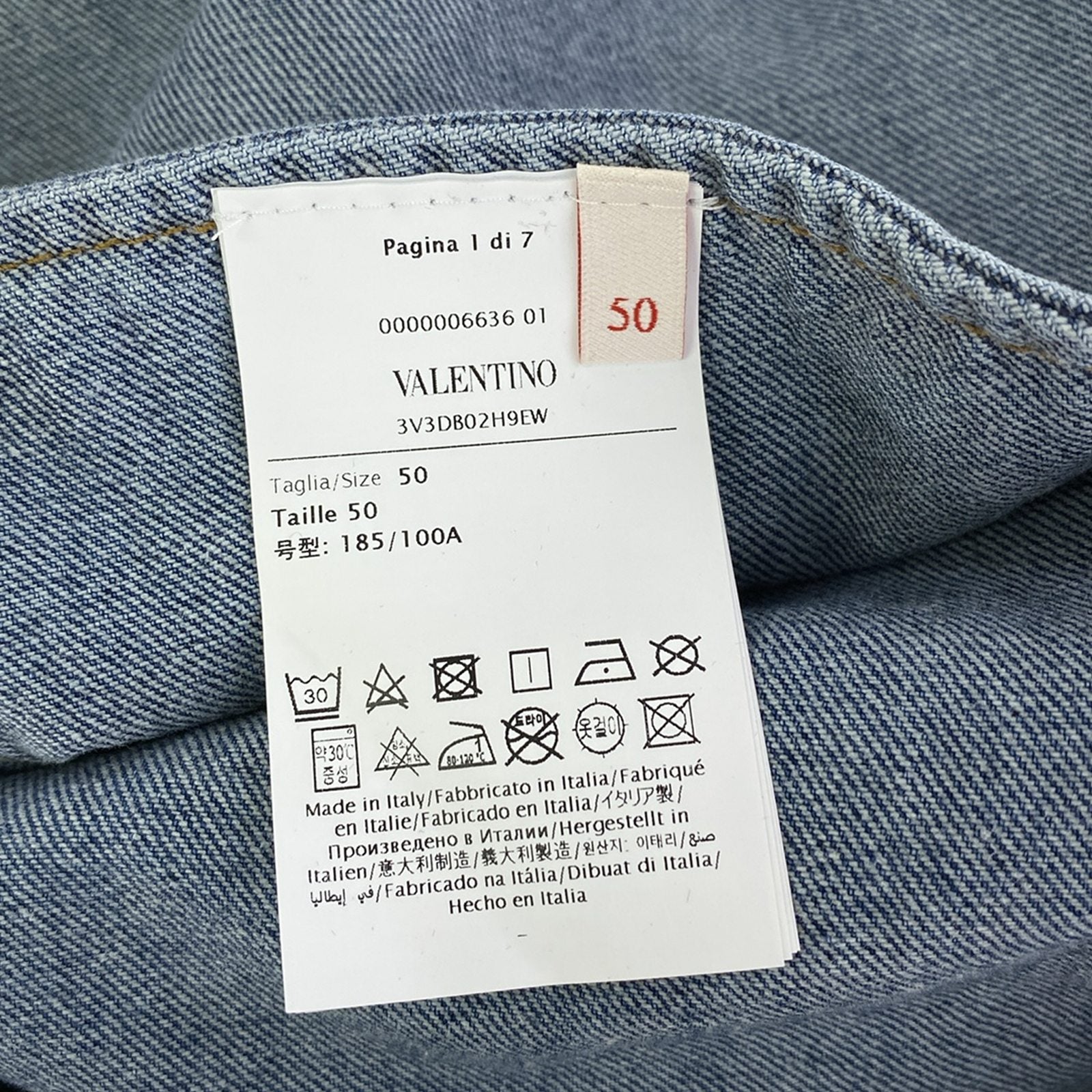 Valentino Denim Cotton Shirt Blue