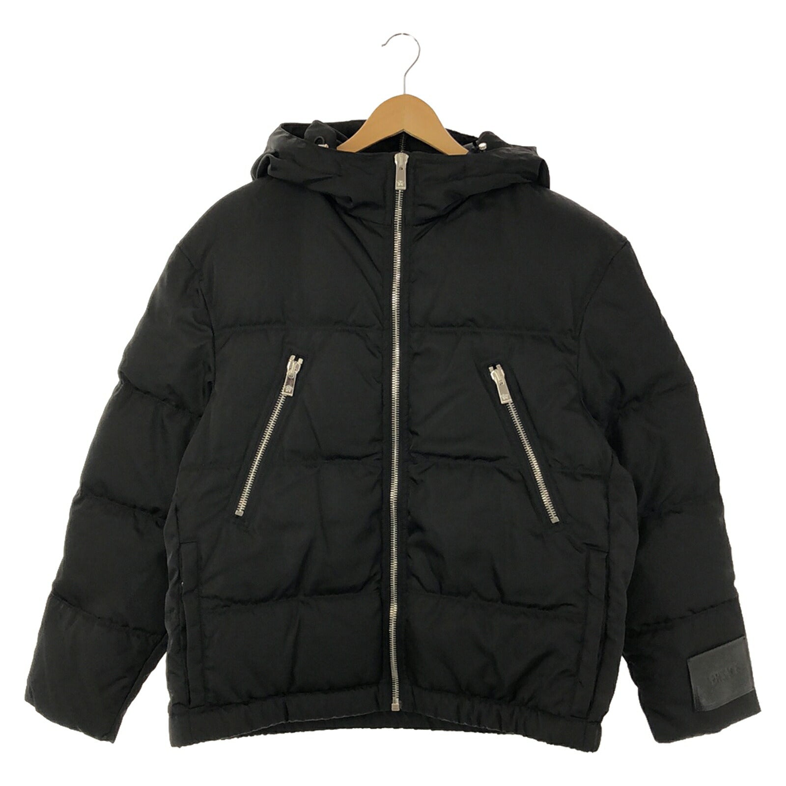 Versace Nylon Down Jacket Black