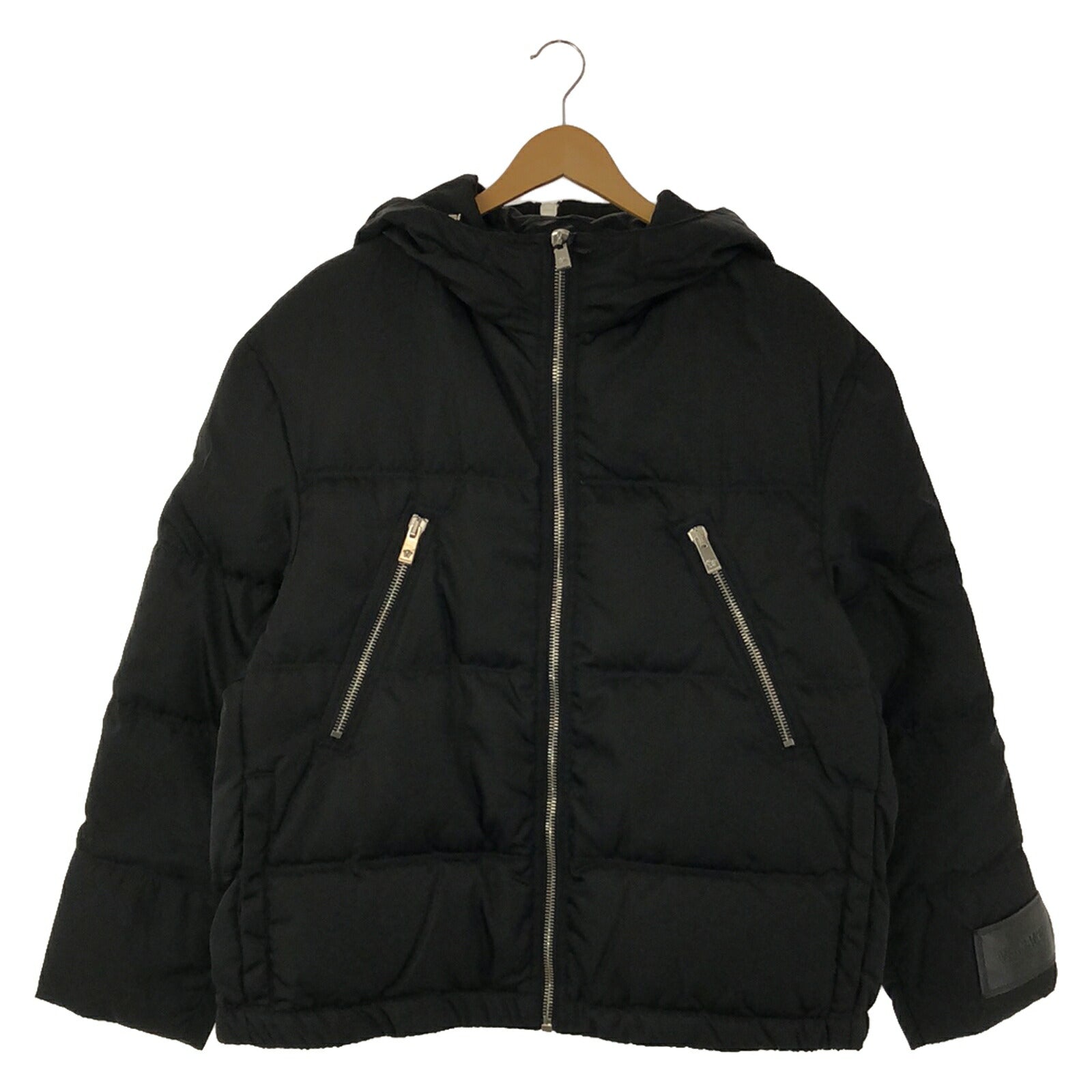 Versace Nylon Down Jacket Black