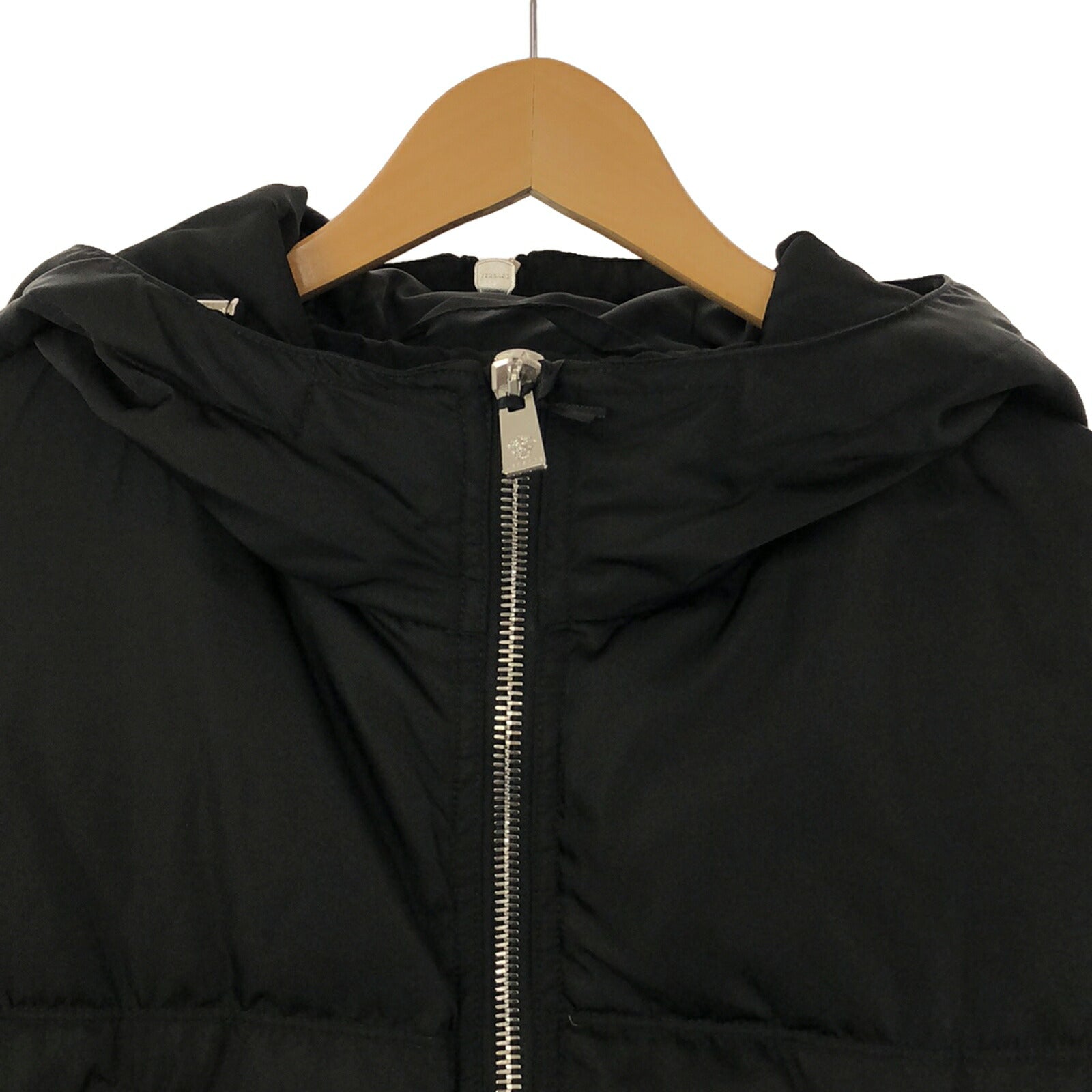 Versace Nylon Down Jacket Black