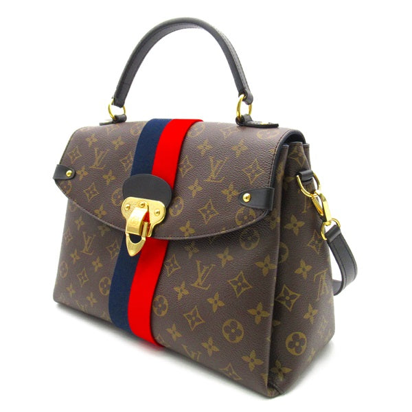 Louis Vuitton Georges MM Canvas Handbag M43778 in Excellent condition