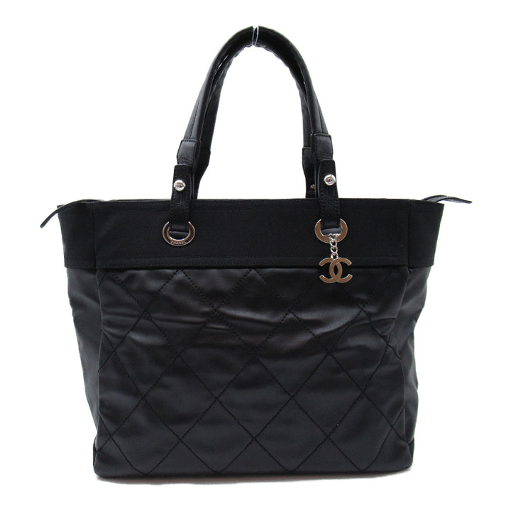 Chanel Paris Biarritz Tote MM Bag Black