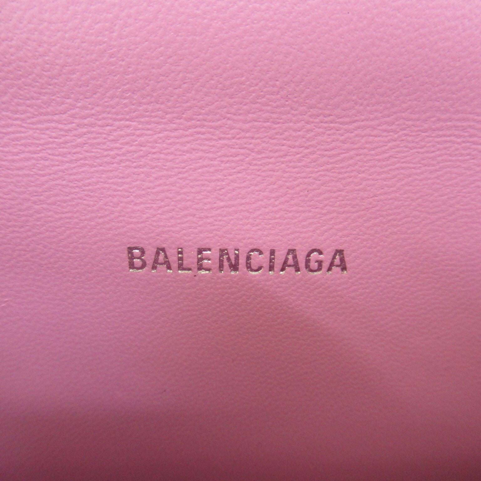 Balenciaga Hourglass Embossed Leather 2way Shoulder Bag