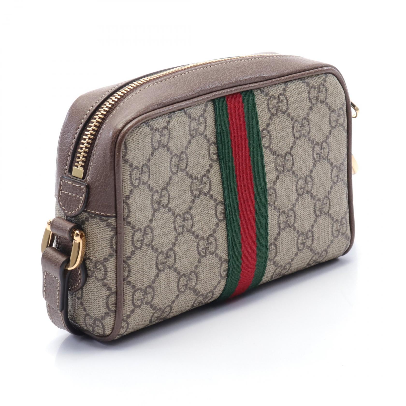 Gucci Ophidia Mini Cross Body Bag Canvas Shoulder Bag 517350 in Great Condition