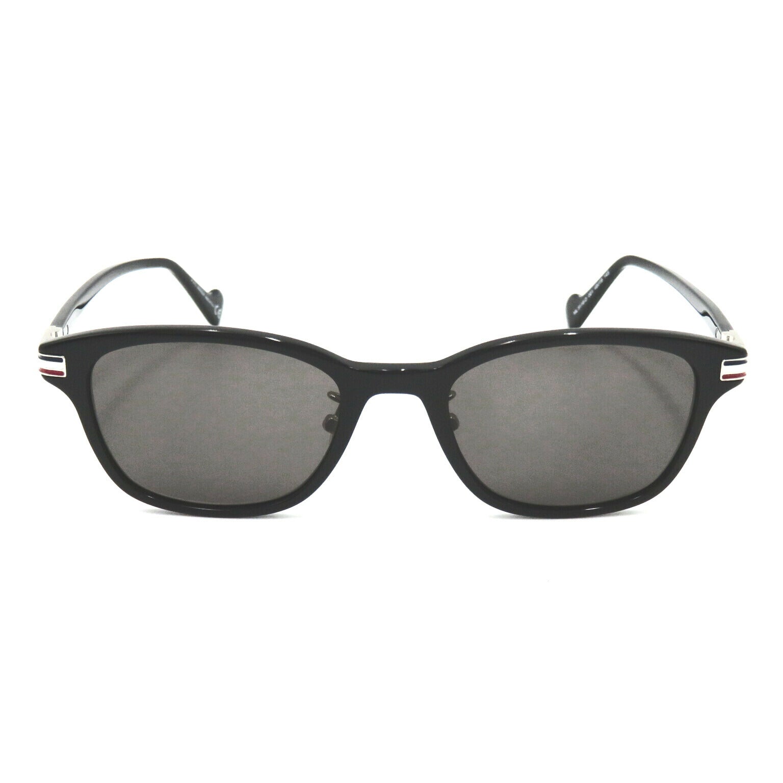 Moncler Plastic Sunglasses Black Gray Lens