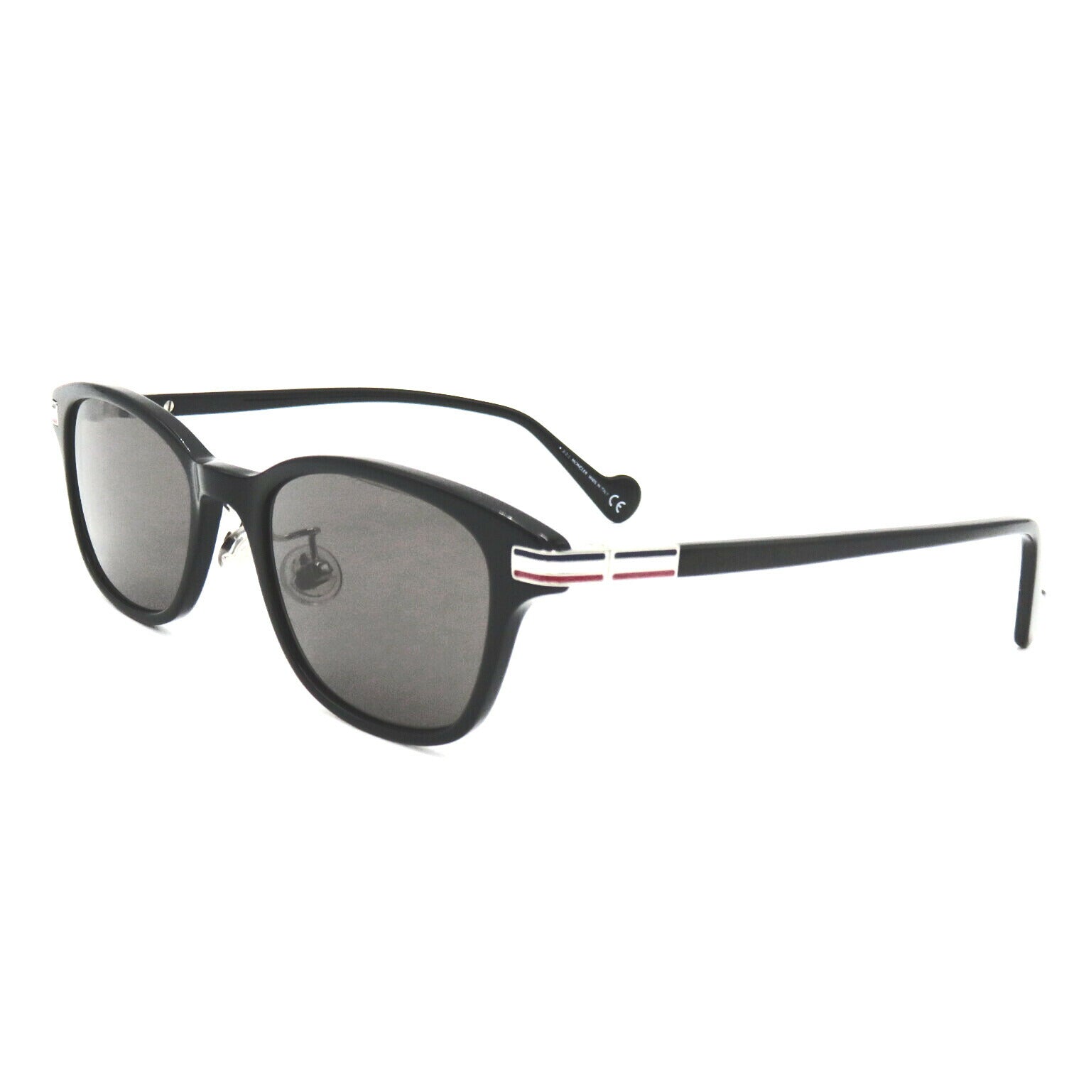 Moncler Plastic Sunglasses Black Gray Lens