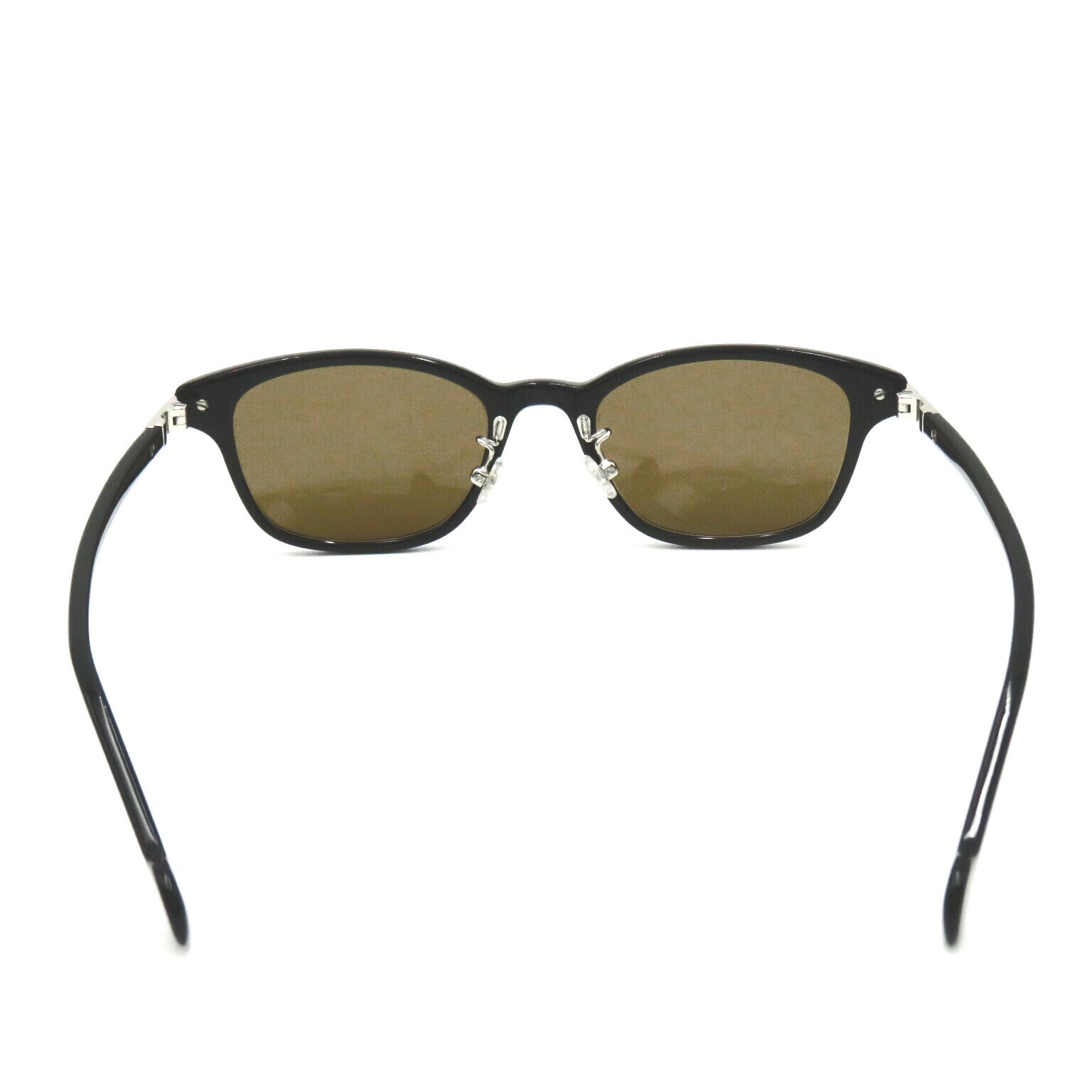 Moncler Plastic Sunglasses Black Brown Lens