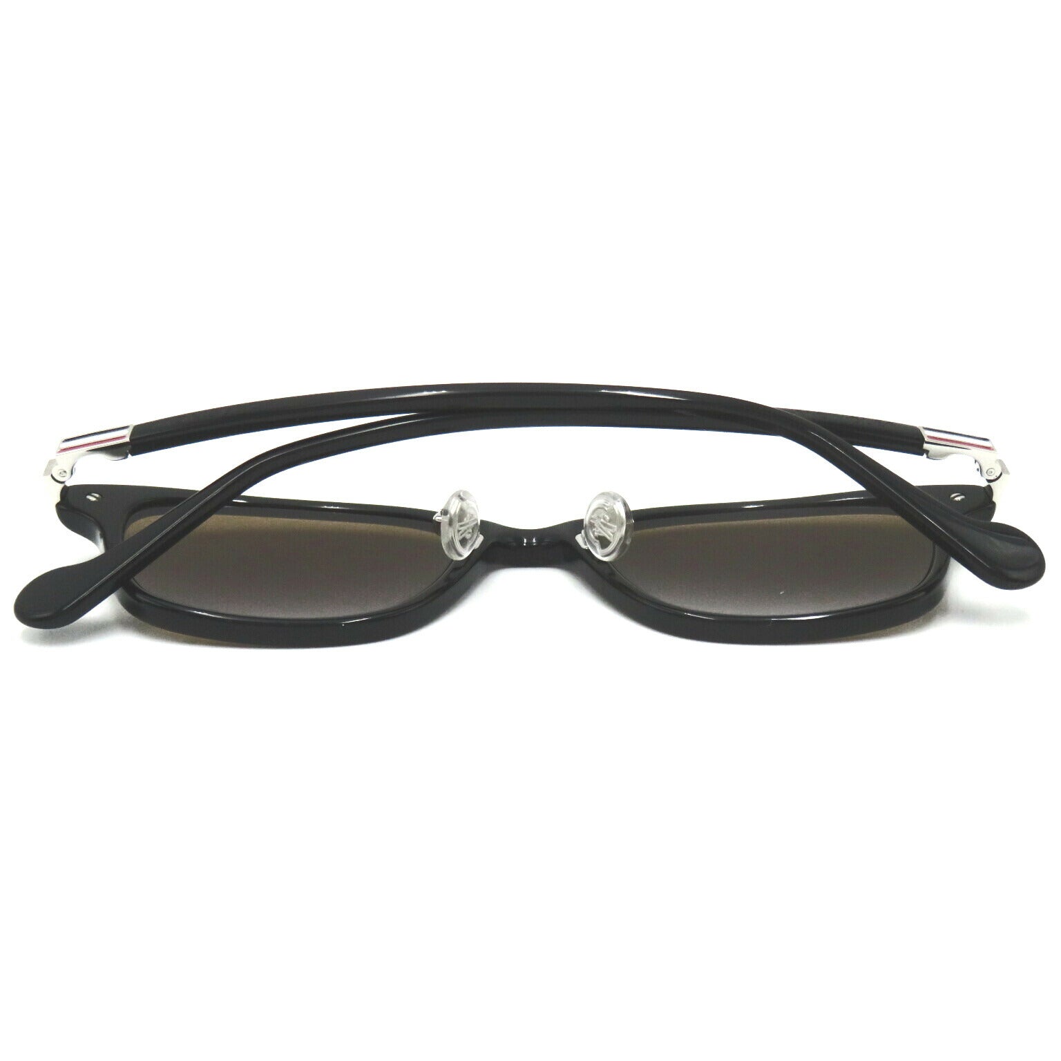 Moncler Plastic Sunglasses Black Brown Lens