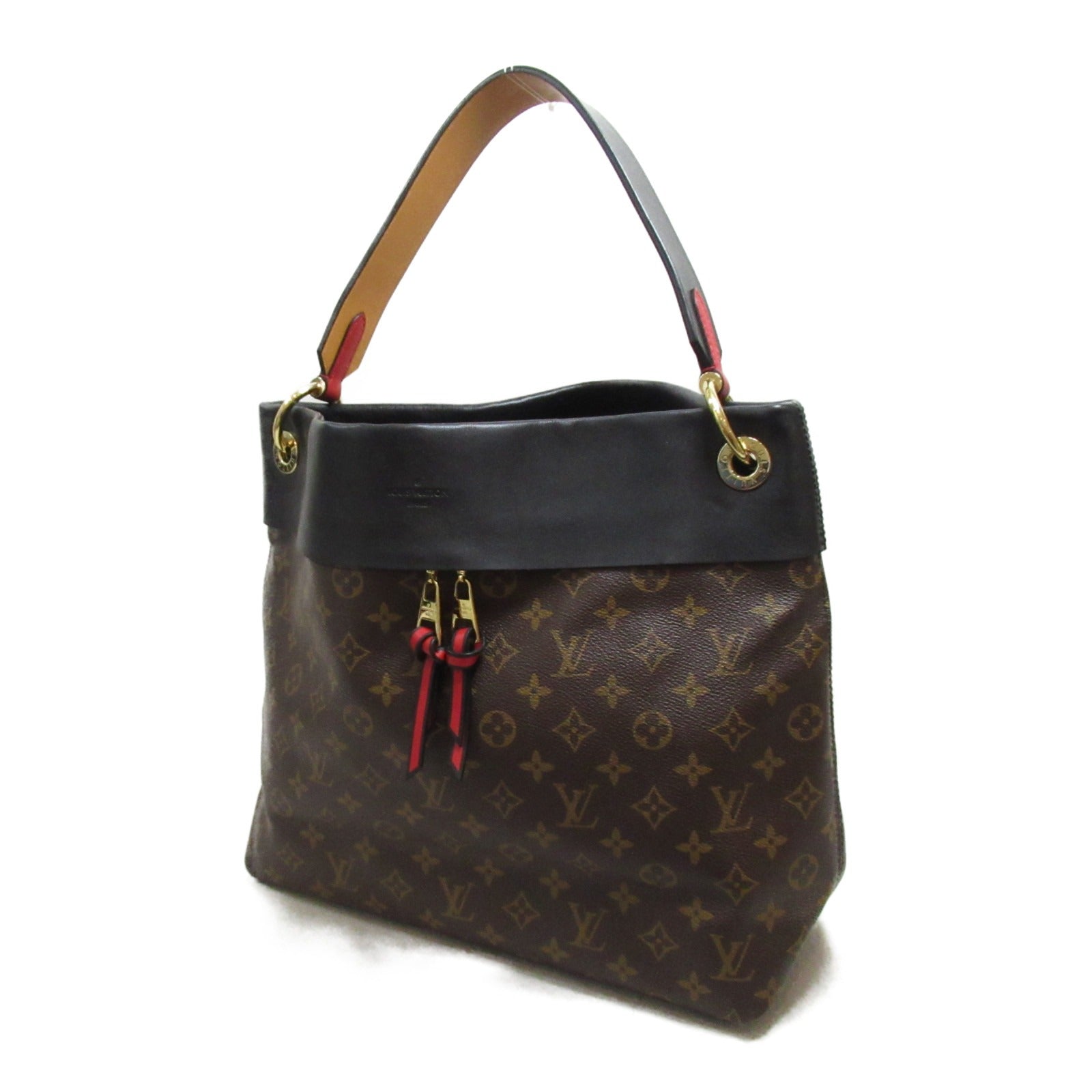 Louis Vuitton Monogram Calf PVC Coated Canvas Hobo Bag M43154