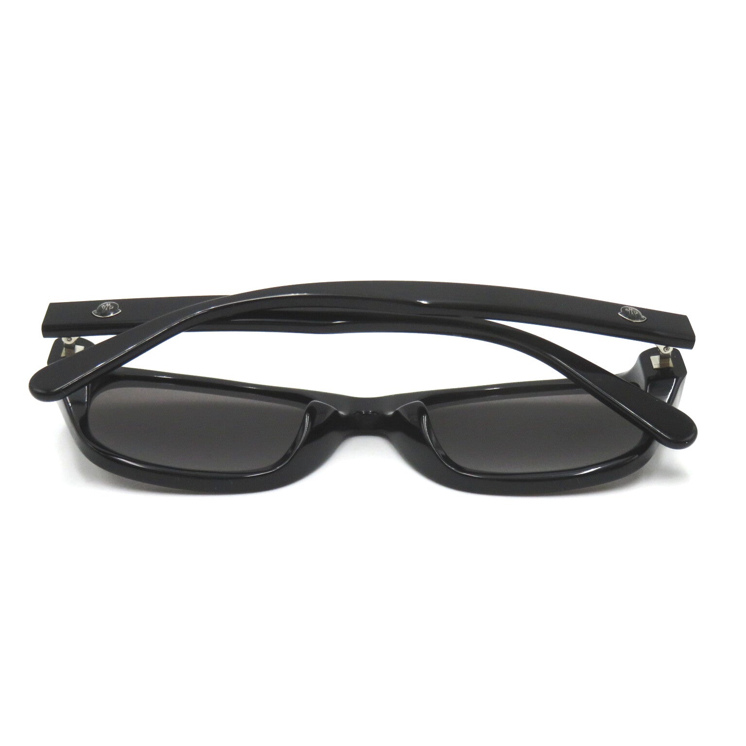 Moncler Plastic Sunglasses Black Gray Lens