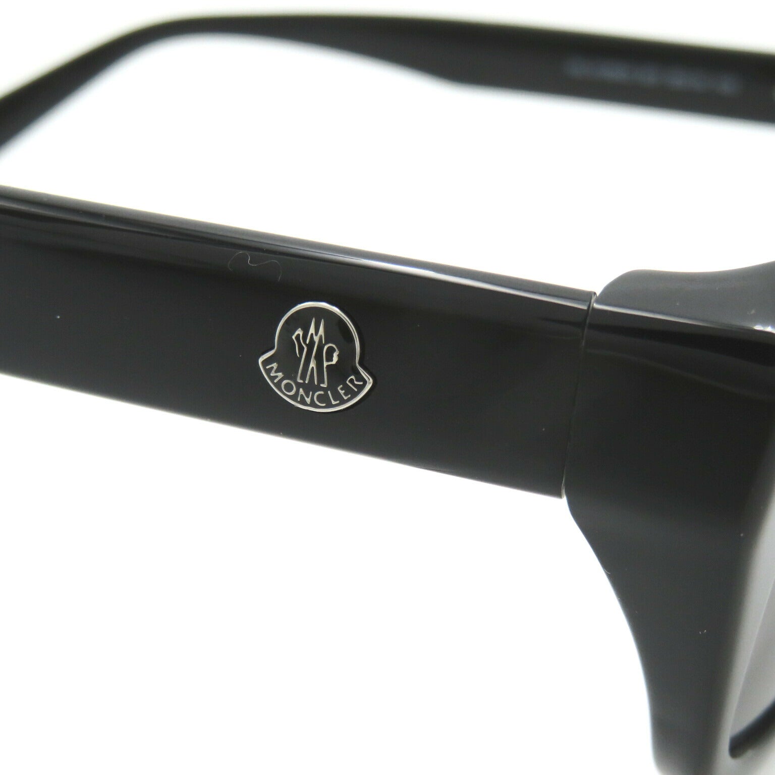 Moncler Plastic Sunglasses Black Gray Lens