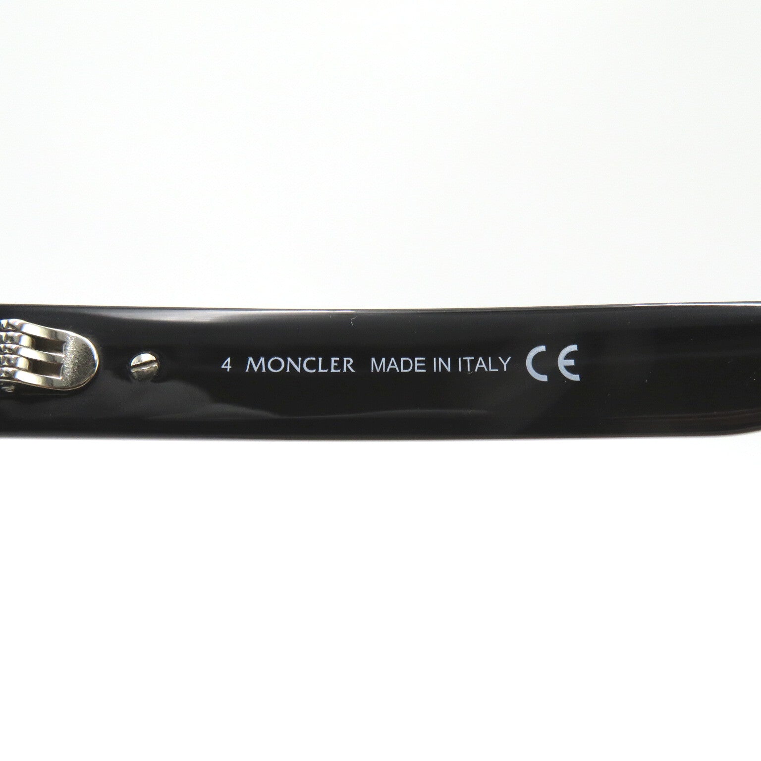 Moncler Plastic Sunglasses Black Light Blue Lens