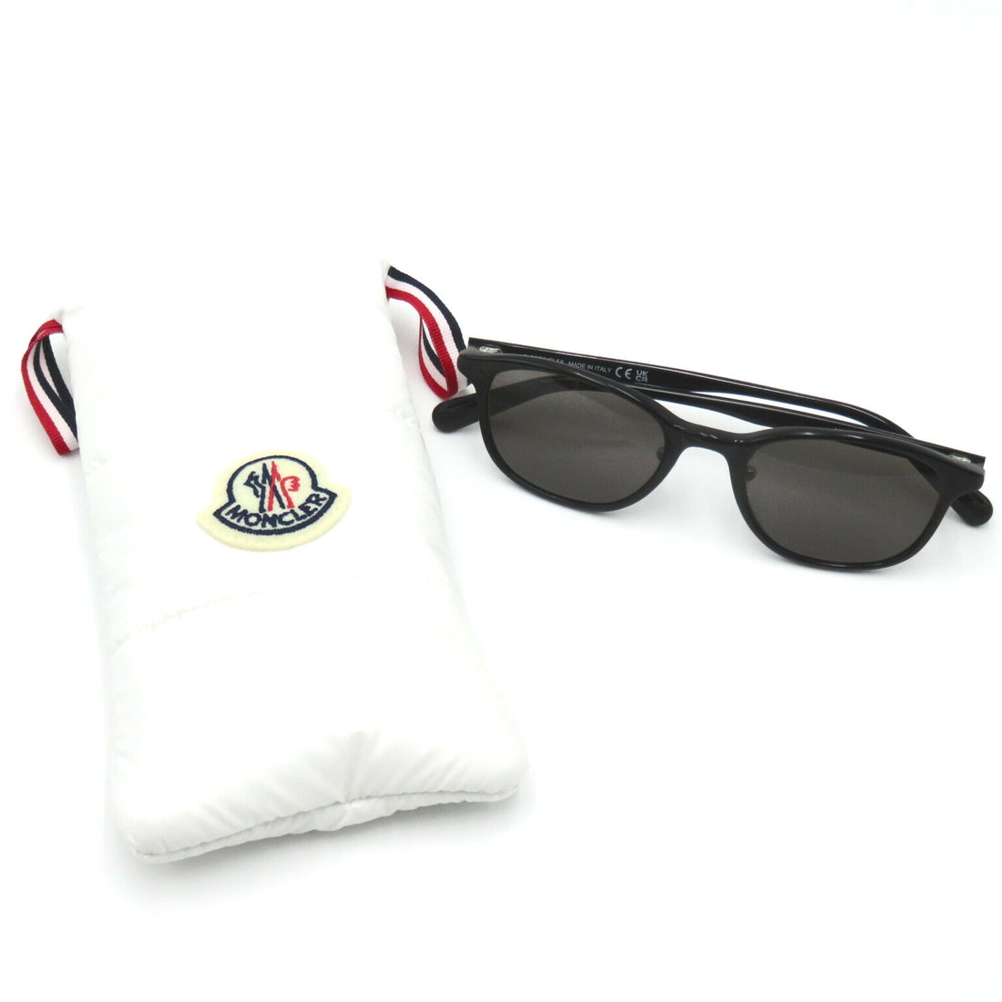 Moncler Plastic Sunglasses Black Gray Lens