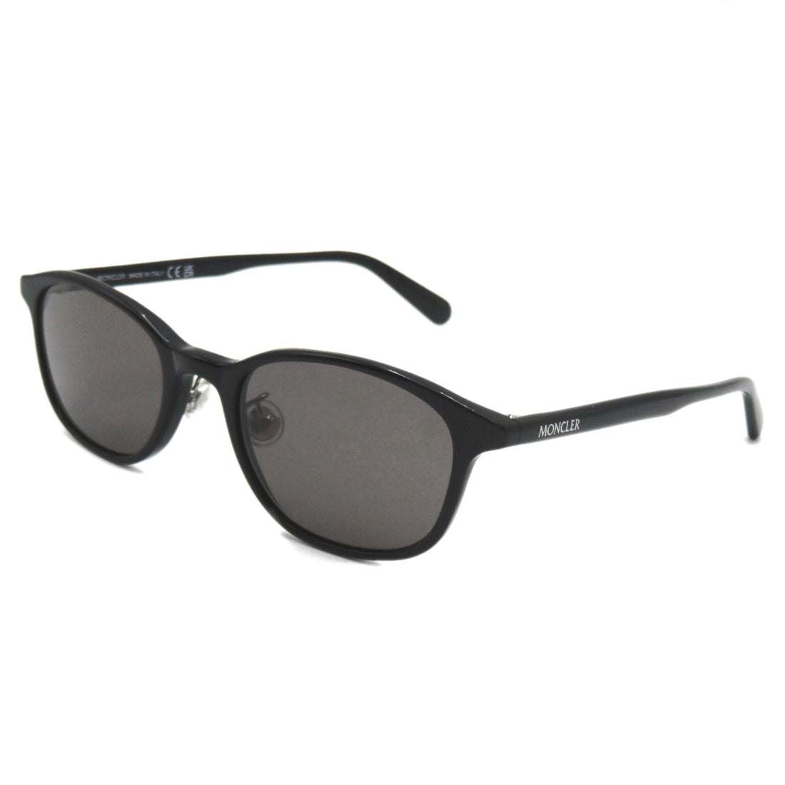 Moncler Plastic Sunglasses Black Gray Lens