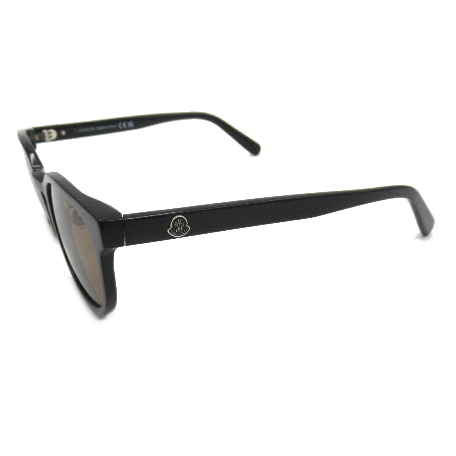 Moncler Plastic Sunglasses Black/Brown 5174D