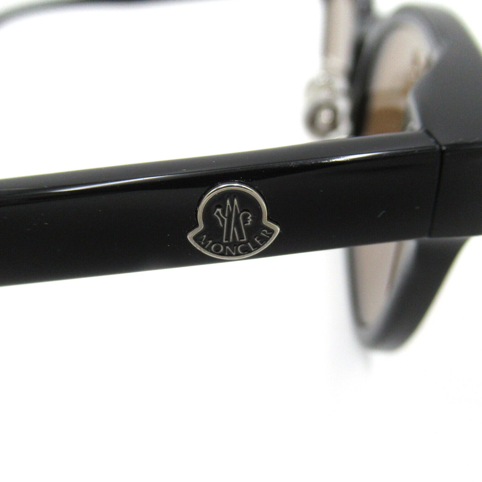 Moncler Plastic Sunglasses Black/Brown 5174D