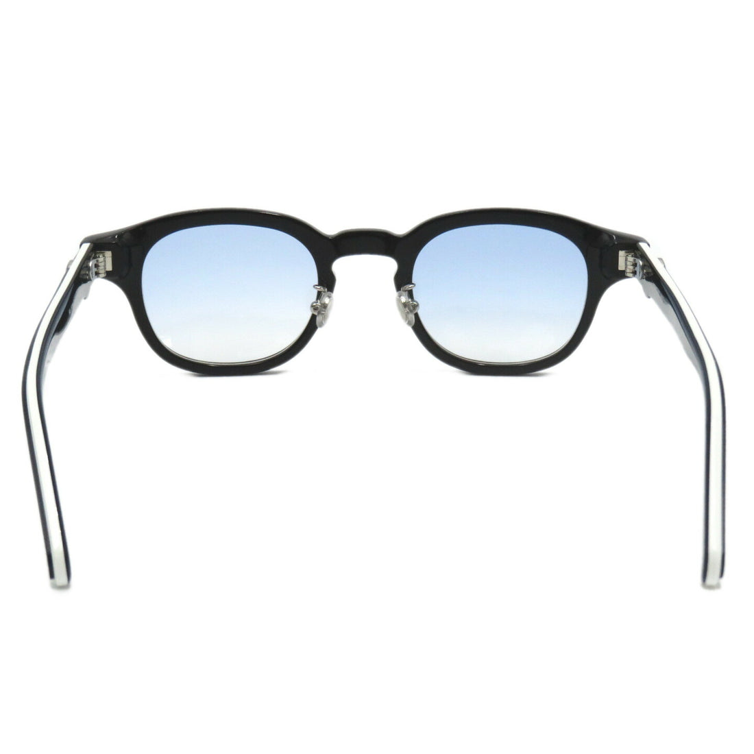 Moncler Plastic Sunglasses Black/White/Blue