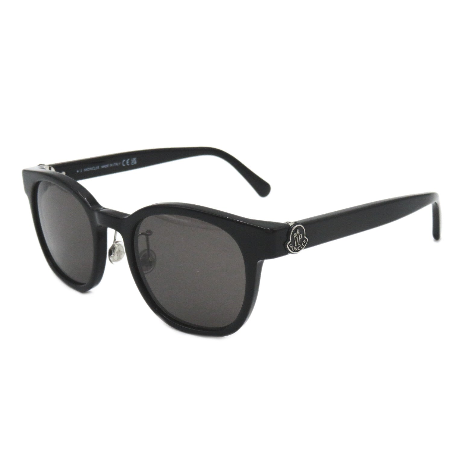 Moncler Plastic Sunglasses Black Gray Lens