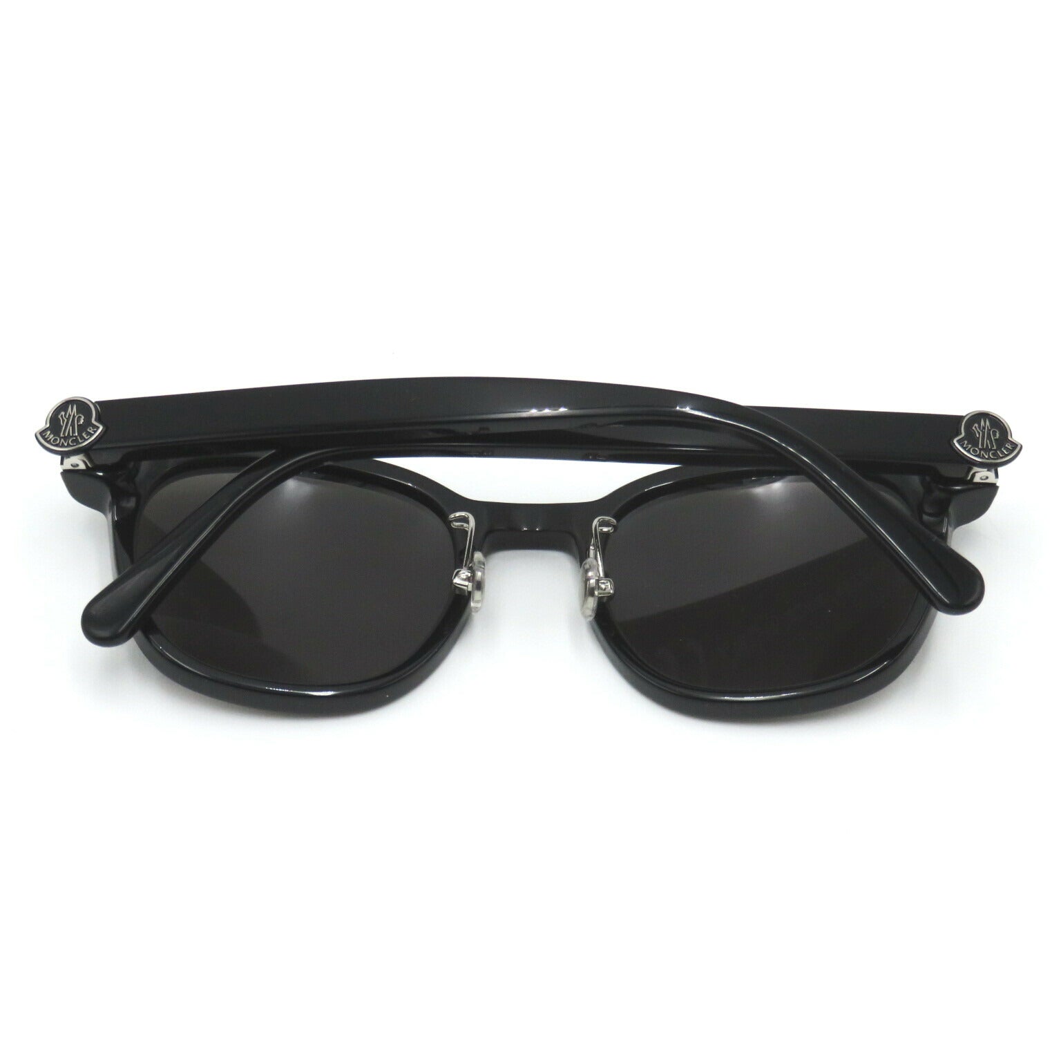 Moncler Plastic Sunglasses Black Gray Lens