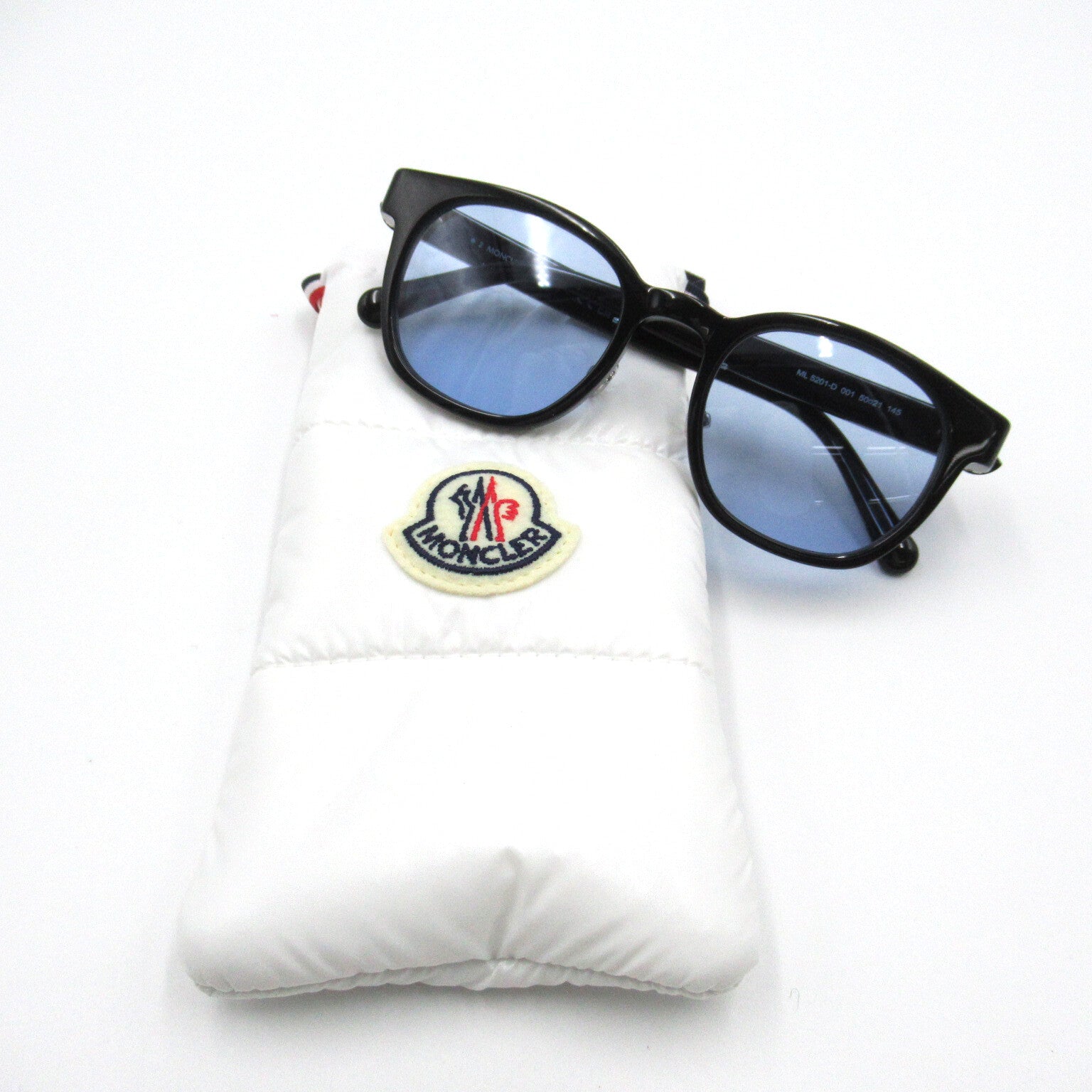 Moncler Plastic Sunglasses Black/Blue