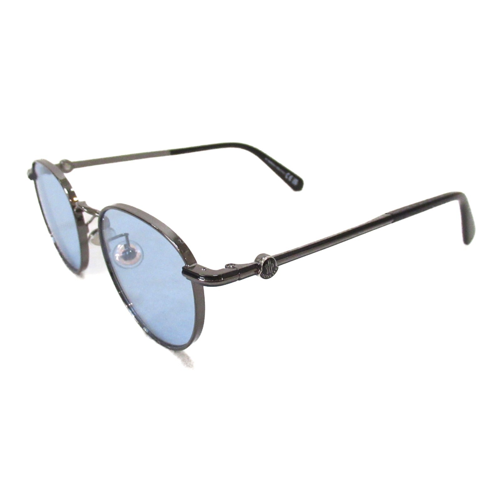 Moncler Sunglasses Plastic Metal Blue