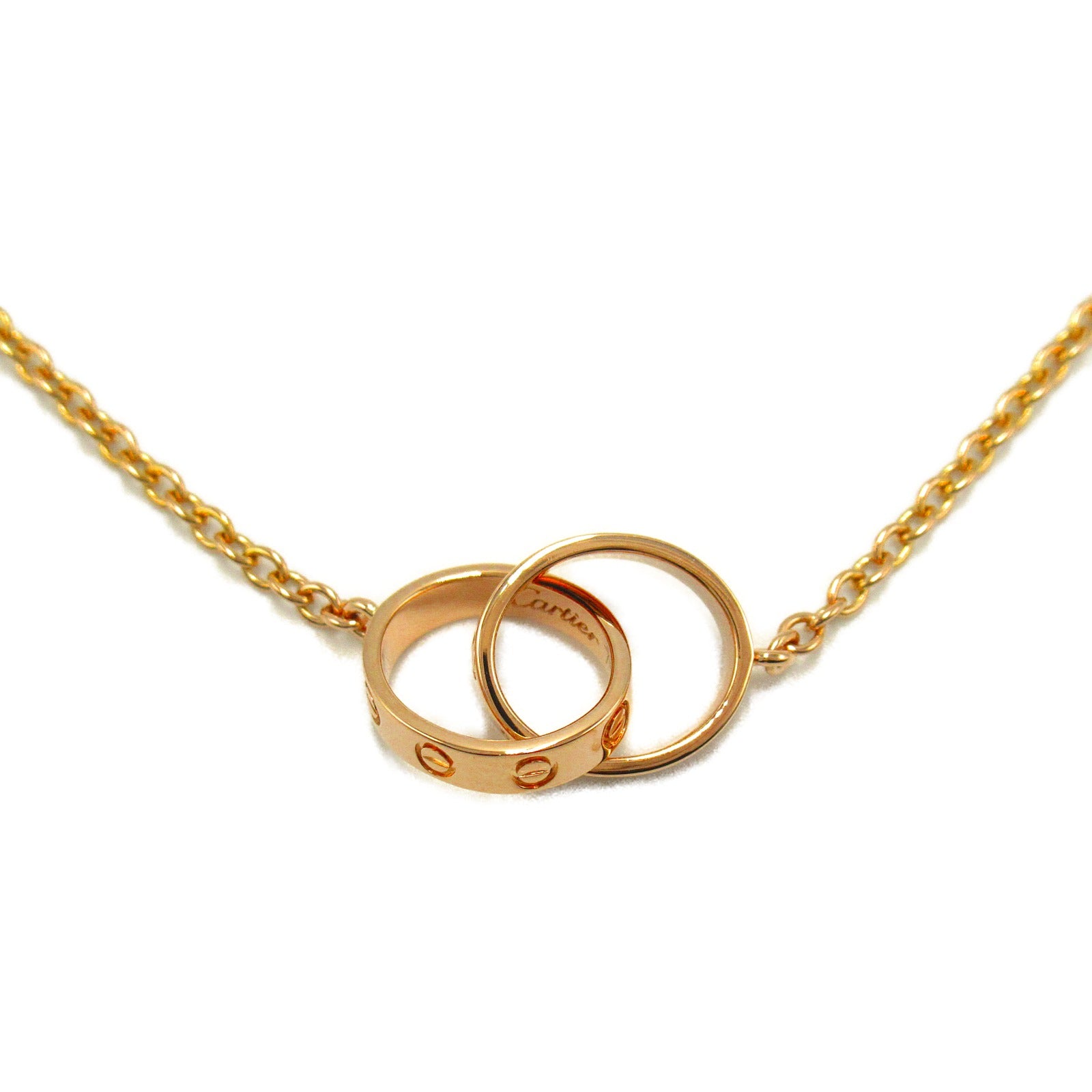 Cartier Baby Love Necklace K18PG Pink Gold