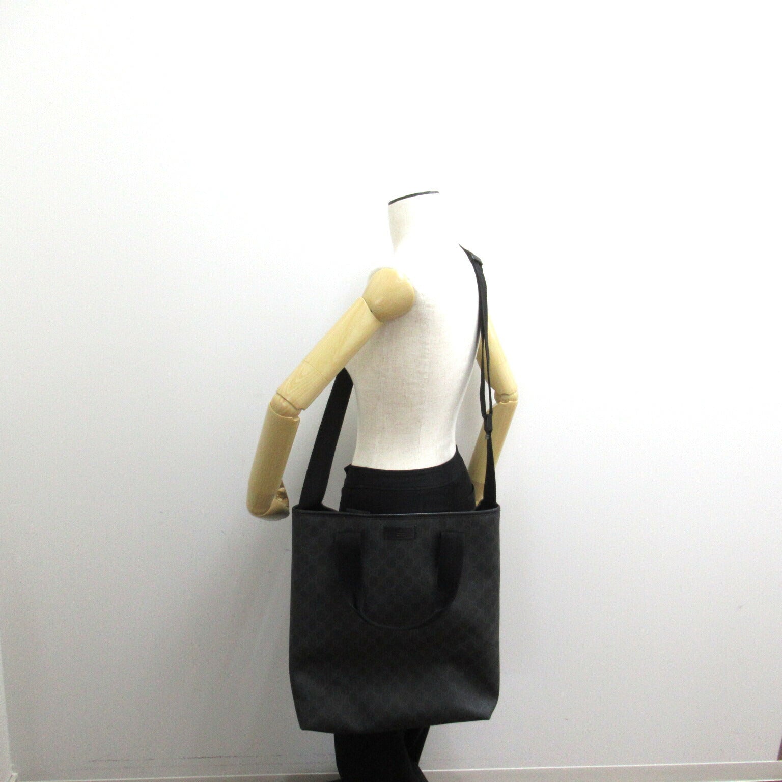 Gucci 2WAY Tote Bag PVC Coated Canvas