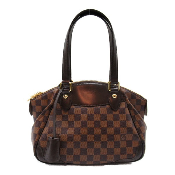 Louis Vuitton Damier Ebene Verona PM  Canvas Shoulder Bag N41117 in Excellent condition